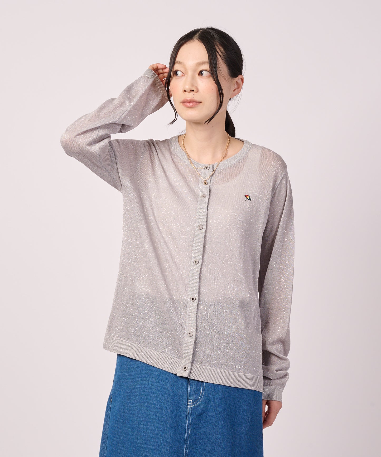 【レビューポイント対象アイテム】ハイゲージ コンパクト ニットカーデ