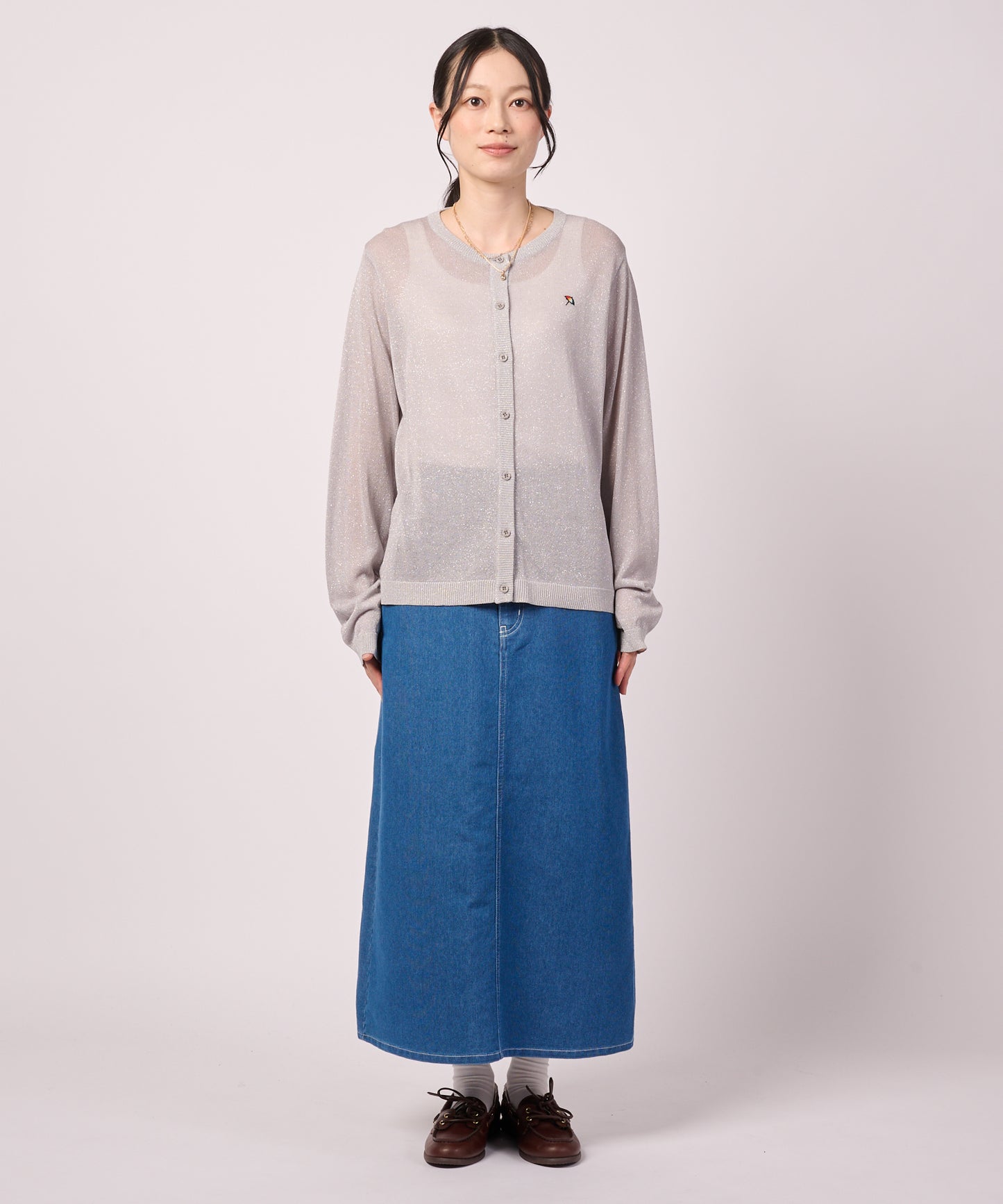 【レビューポイント対象アイテム】ハイゲージ コンパクト ニットカーデ