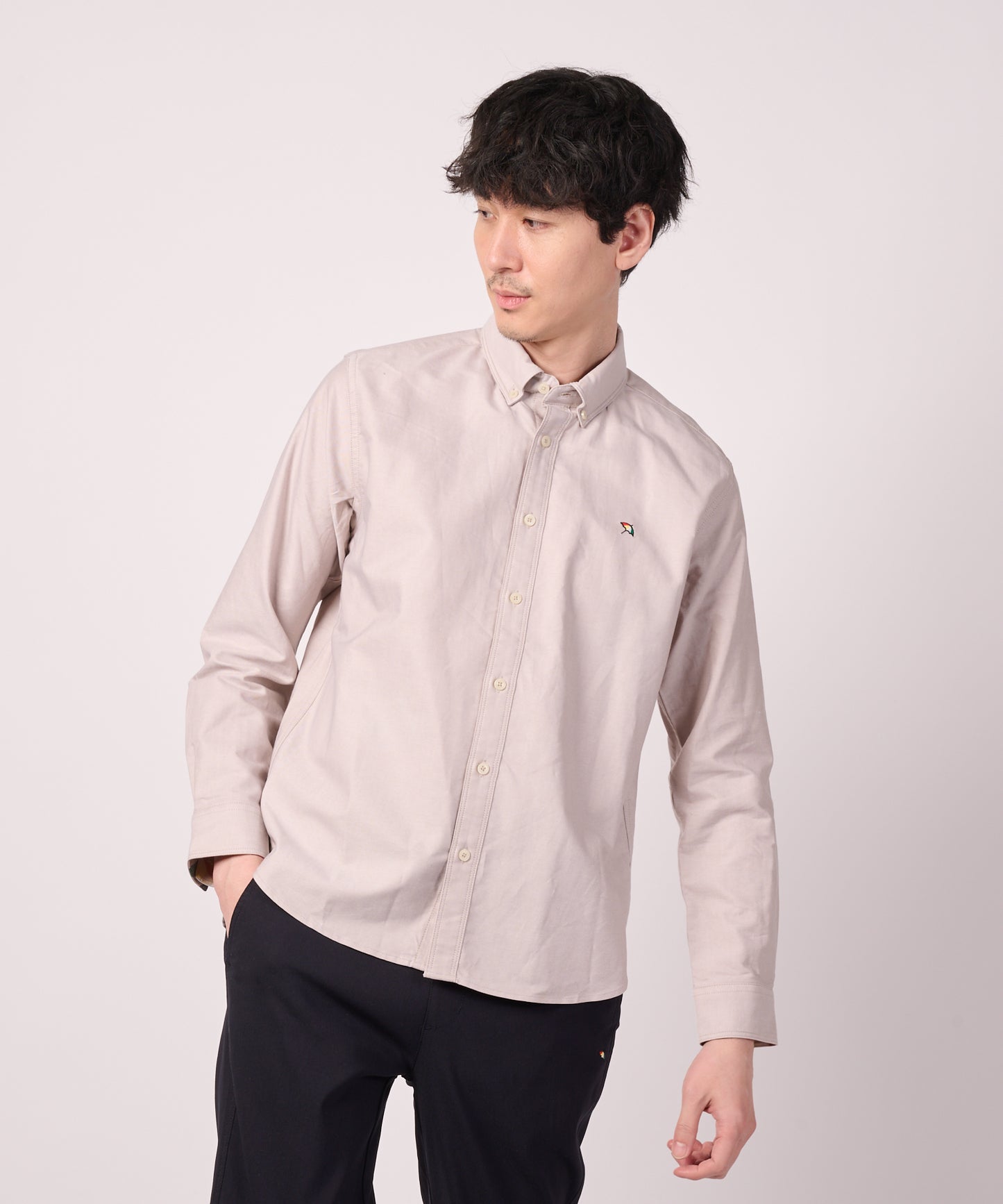 ストレッチ オックス シェア 長袖シャツ