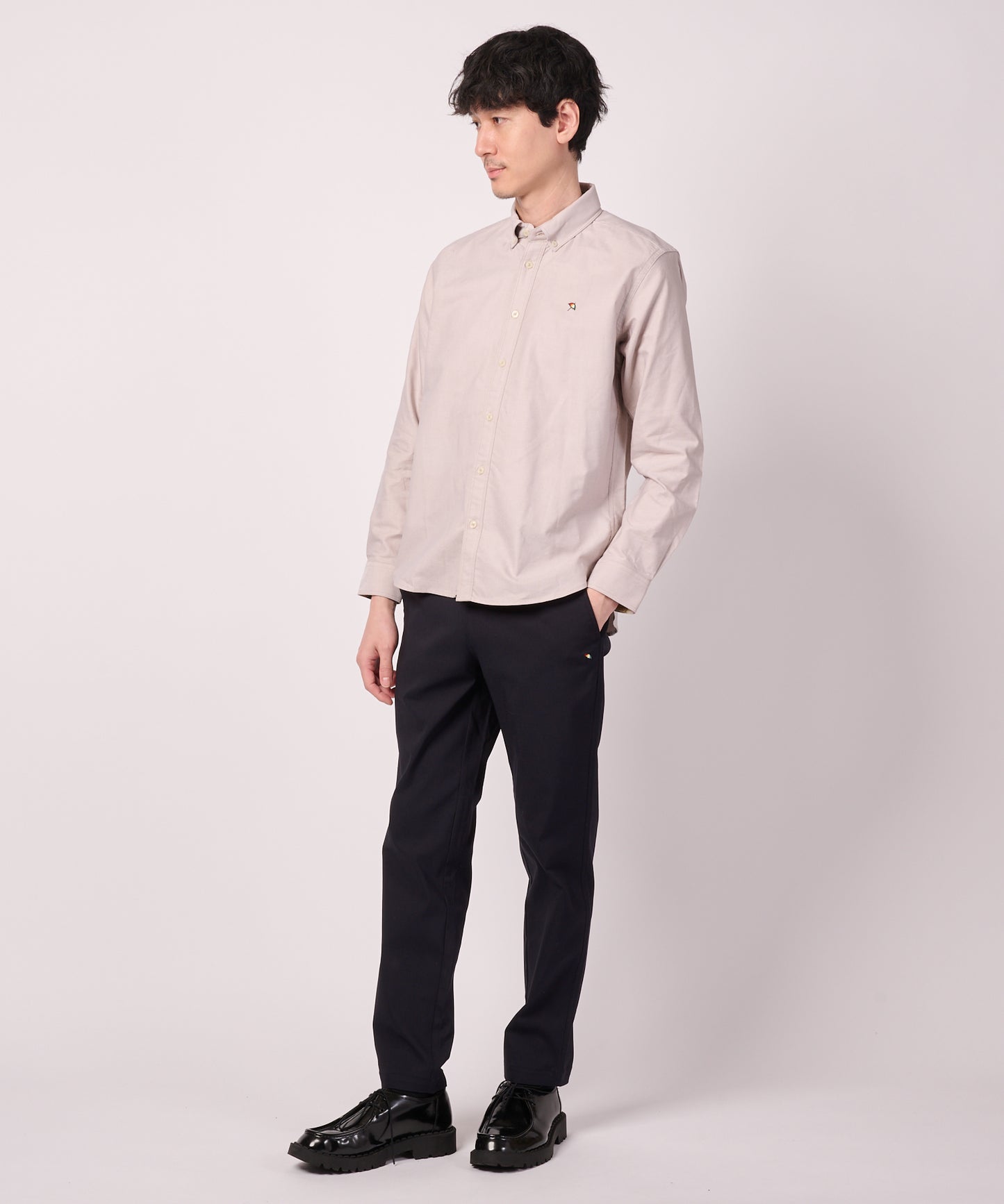 ストレッチ オックス シェア 長袖シャツ