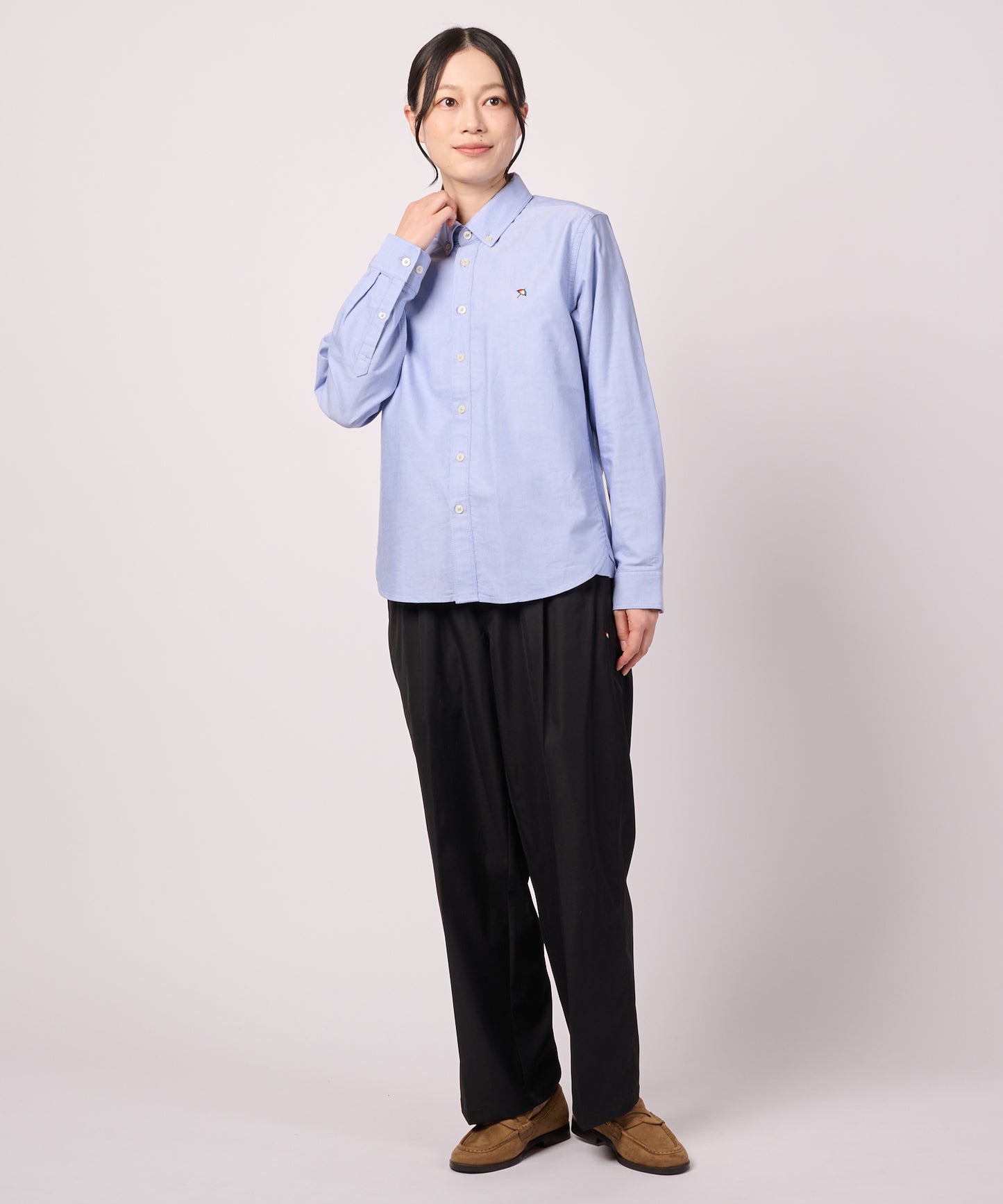 ストレッチ オックス シェア 長袖シャツ