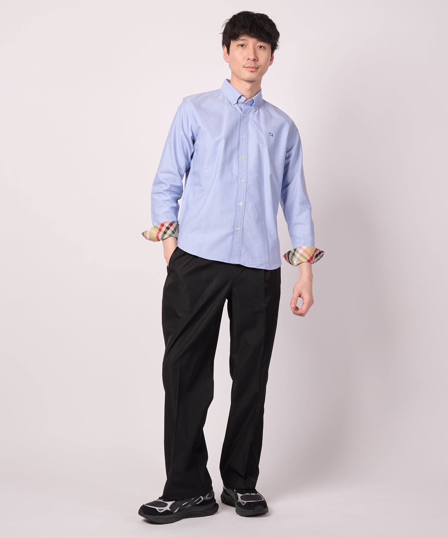 AURALEE バーガンディ 長袖シャツ 20aw ストレッチ オックス シェア 長袖シャツ（シャツ/ブラウス/ユニ