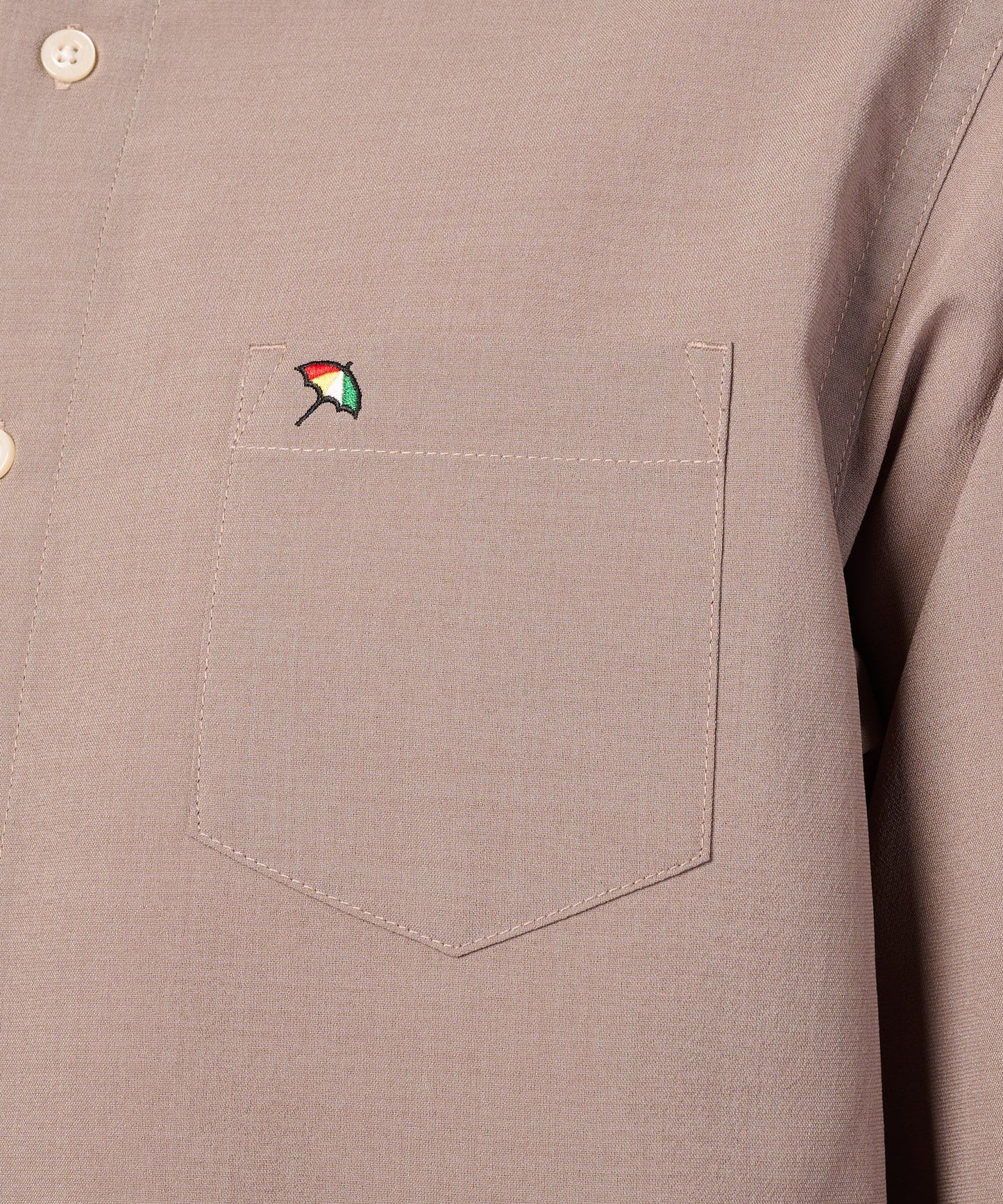 リネンタッチ 7分袖 シャツ