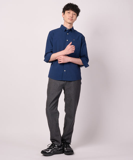 Arnold Palmer　リネンタッチ 7分袖 シャツ