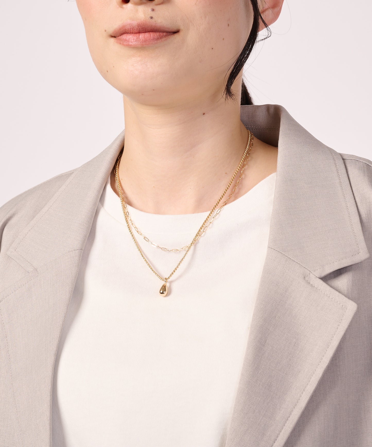 リネンライク ライト テーラードジャケット