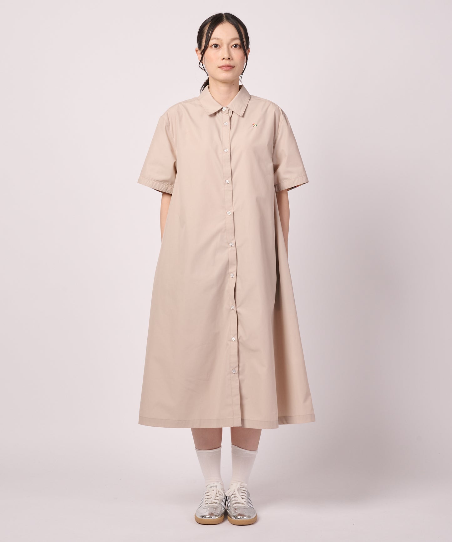 イージーケア べーシック シャツワンピース