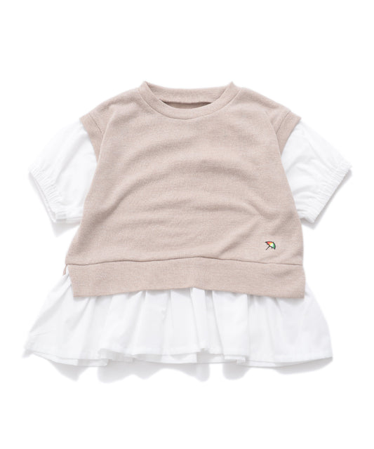 Arnold Palmer　ニットフェイクレイヤードTシャツ【キッズ】