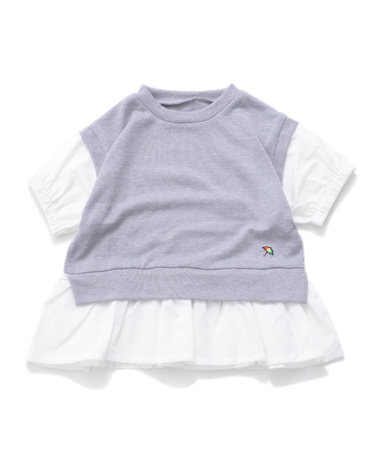 Arnold Palmer　 ニットフェイクレイヤードTシャツ【キッズ】