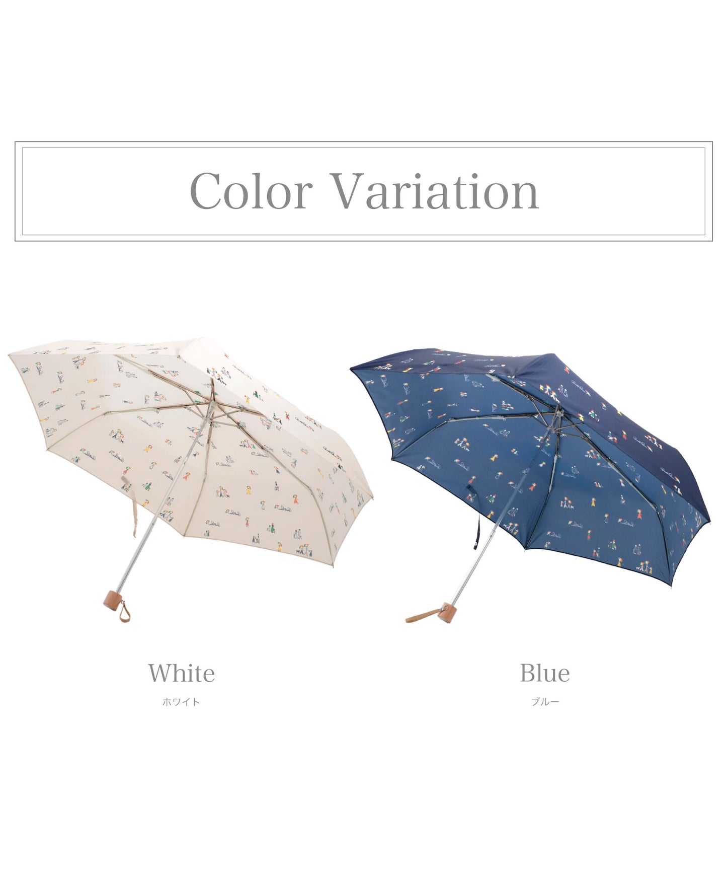【残り3点】アート総柄晴雨兼用シェア折り畳み傘