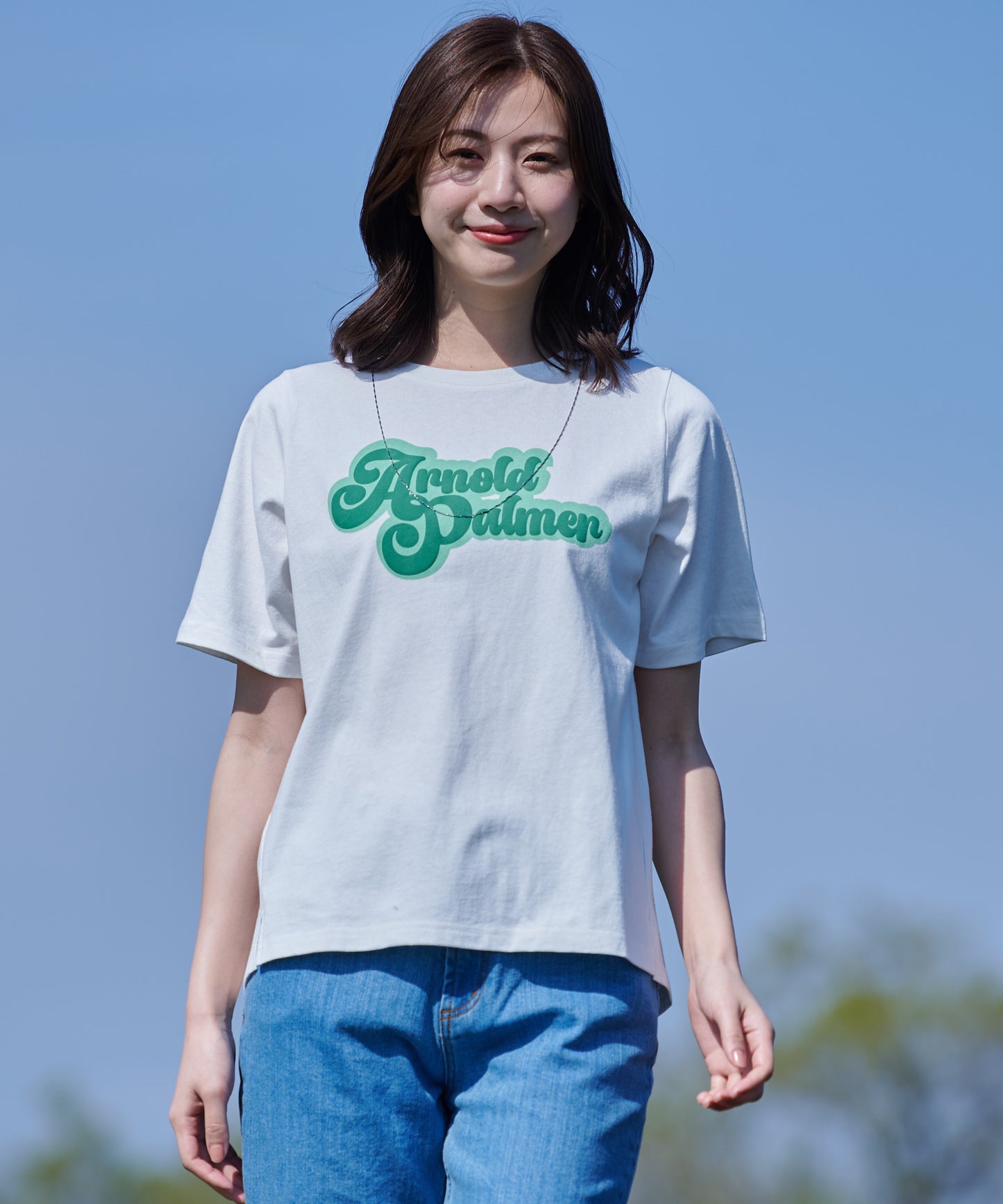 ビッグロゴプリントＴシャツ