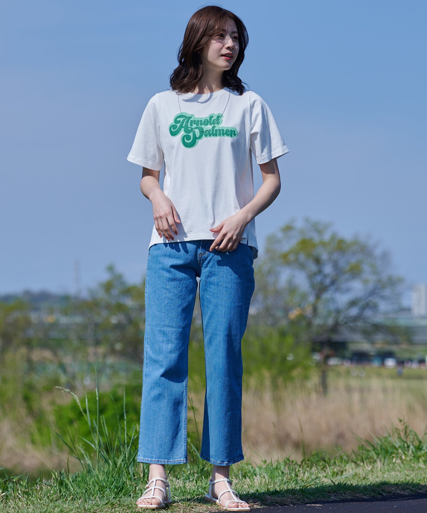 ビッグロゴプリントＴシャツ