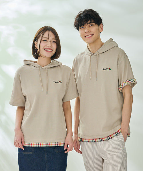 アーノルド パーマー(Arnold Palmer)【TIME SALE】ハニカムワッフル シェア 半袖フーディ