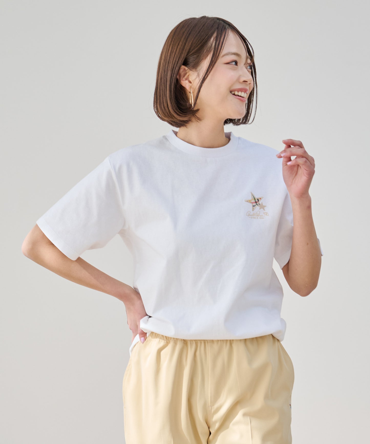 スターモチーフシェアTシャツ