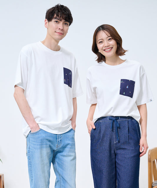 Arnold Palmer　 シェア  アート総柄ポケットTシャツ