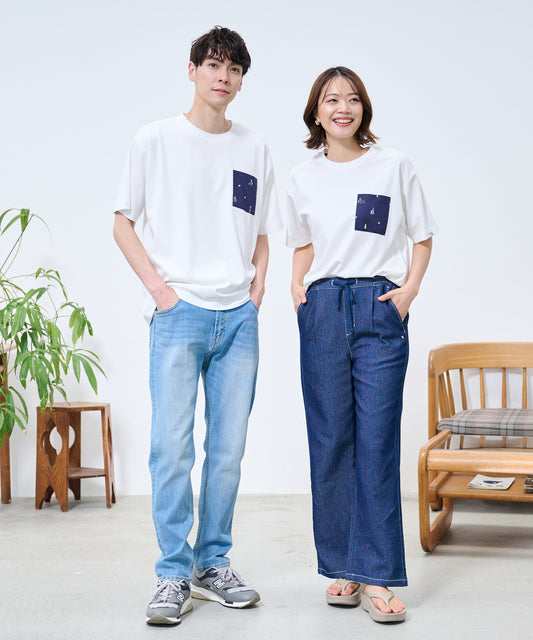 Arnold Palmer　シェア  アート総柄ポケットTシャツ