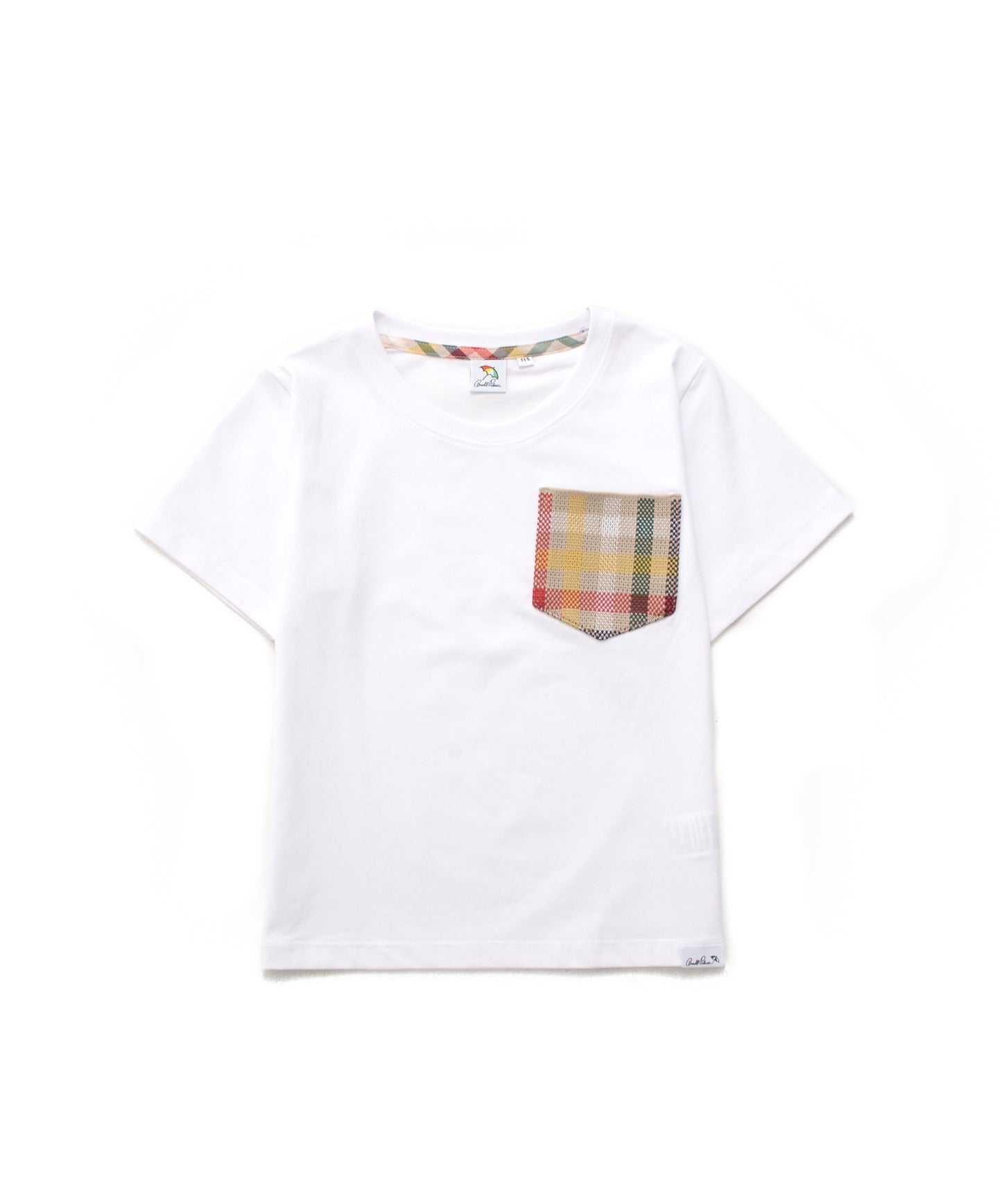【残り2点】パーマーチェックリブポケットTシャツ【キッズ】