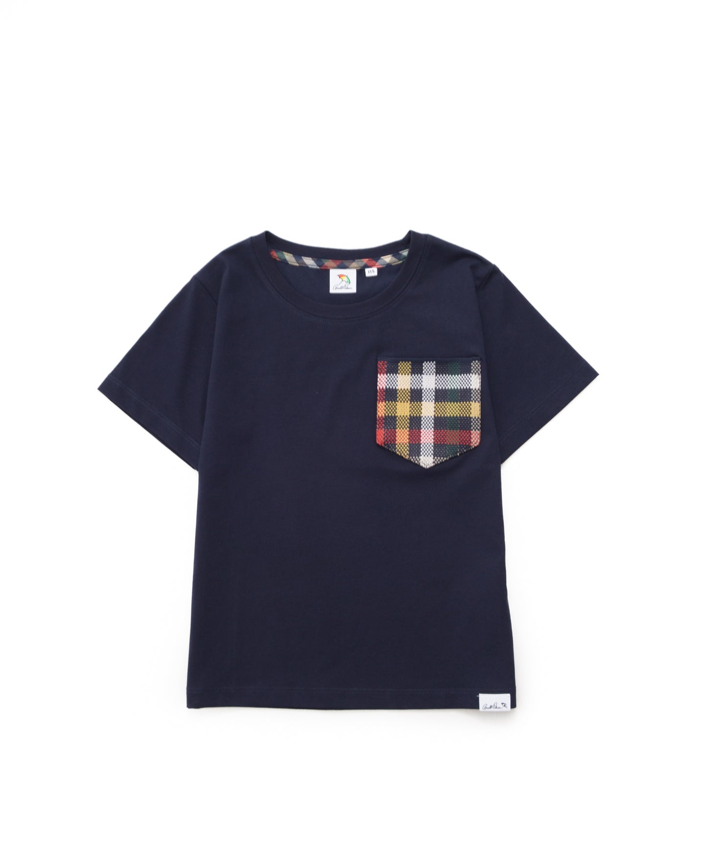 【残り2点】パーマーチェックリブポケットTシャツ【キッズ】