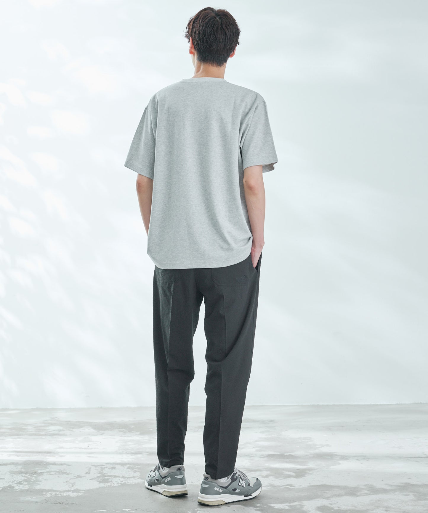 【汗染み防止】シェア エンボスプリントTシャツ
