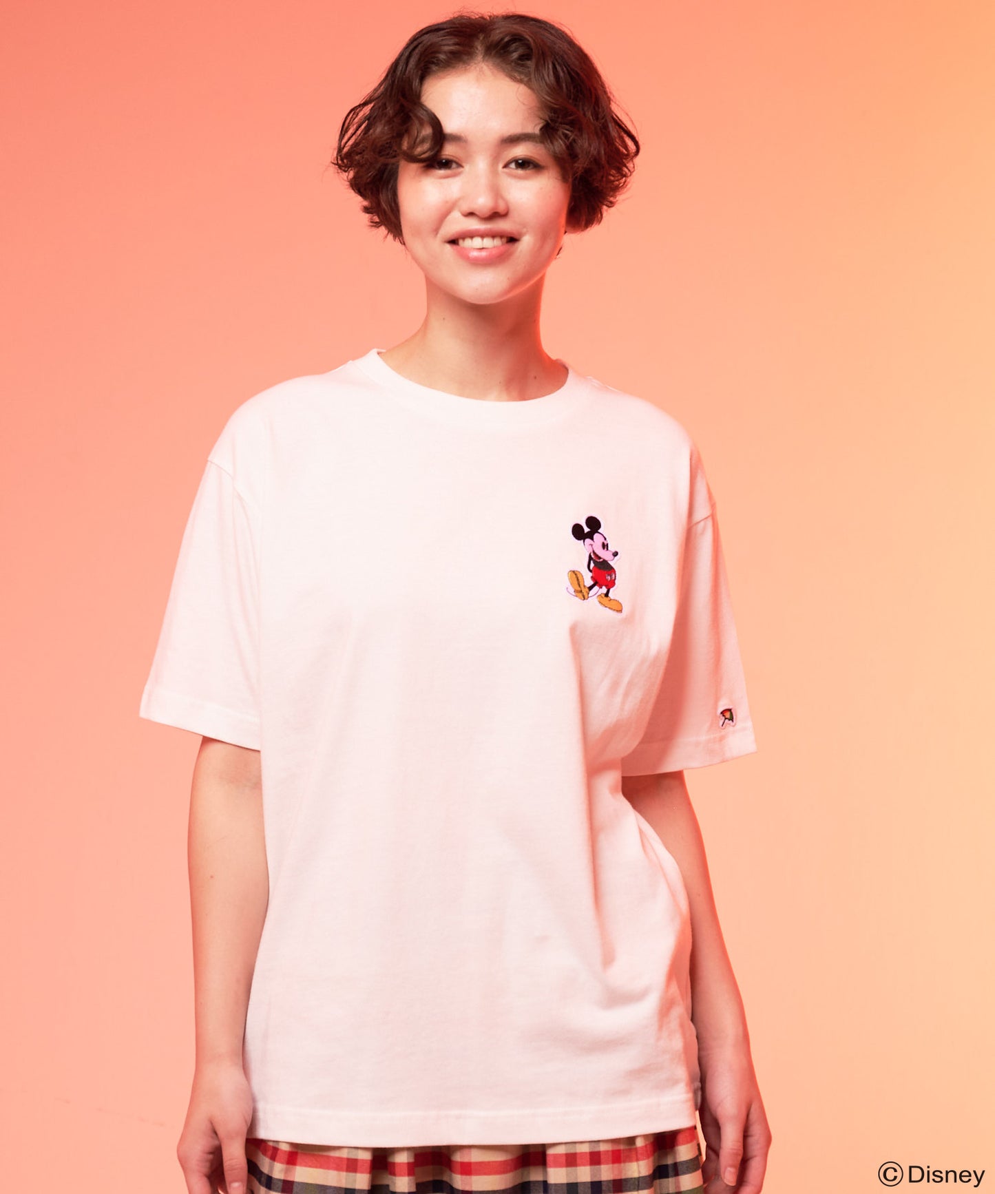 Mickey/Arnold Palmer/シェア ワッペンTシャツ