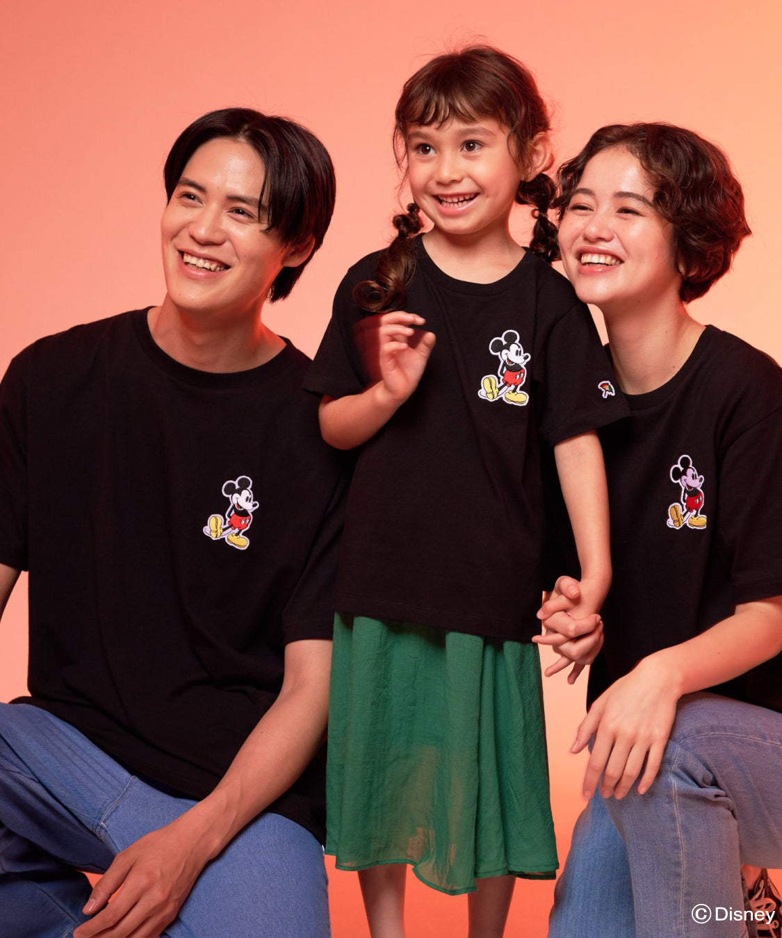 Disney Mickey/Arnold Palmer/シェア ワッペンTシャツ