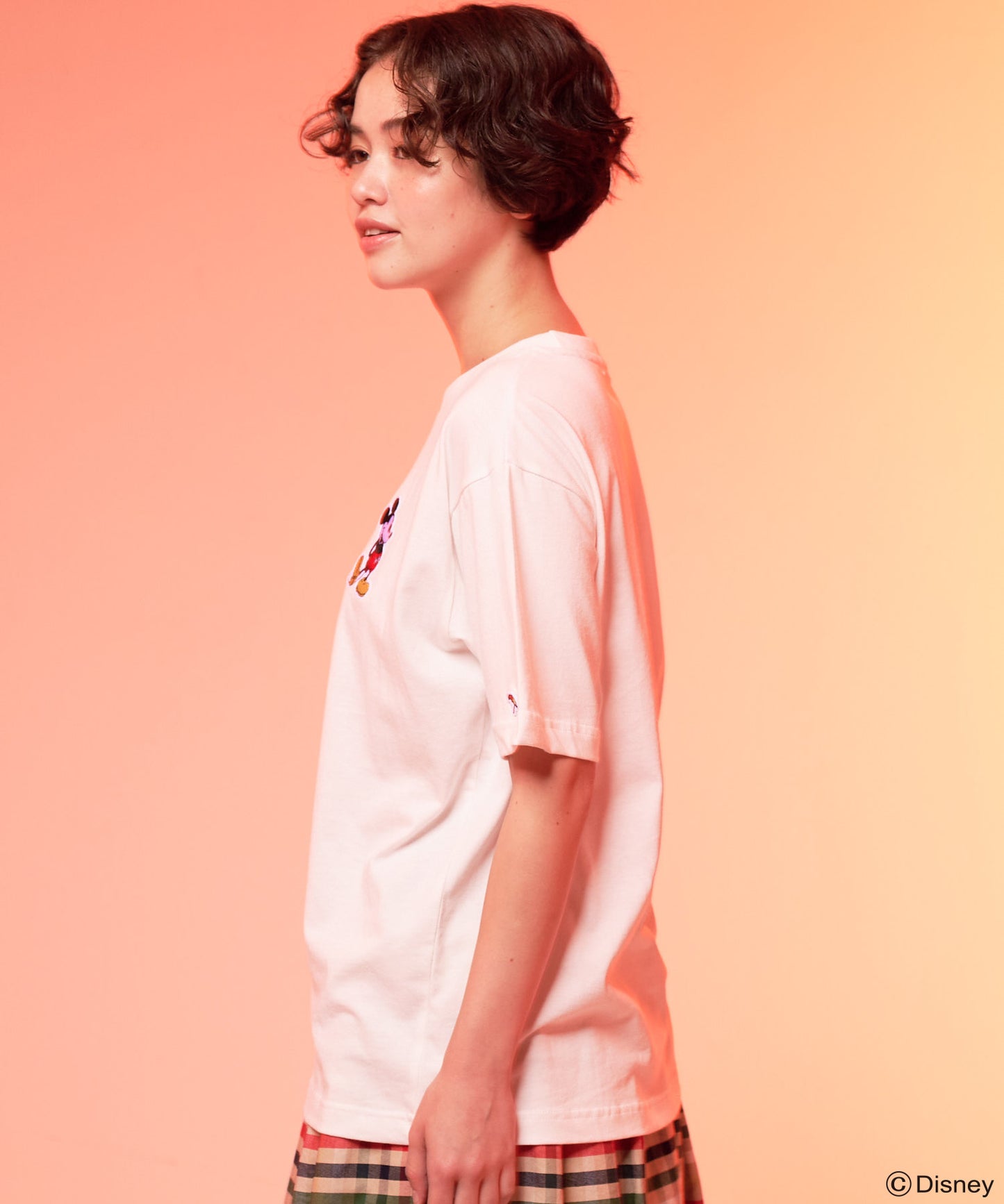 Mickey/Arnold Palmer/シェア ワッペンTシャツ