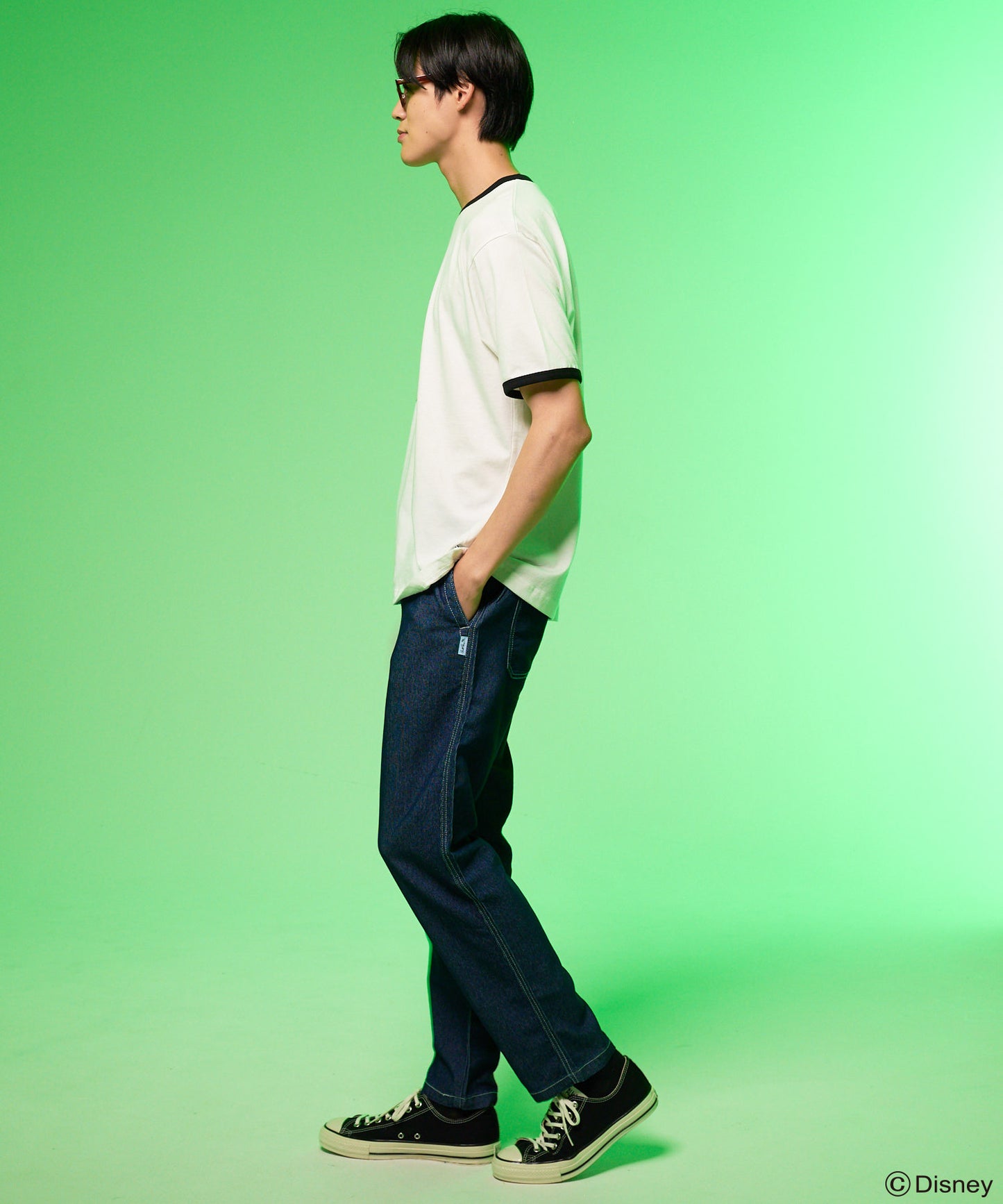 Mickey/Arnold Palmer/シェア フロッキーTシャツ