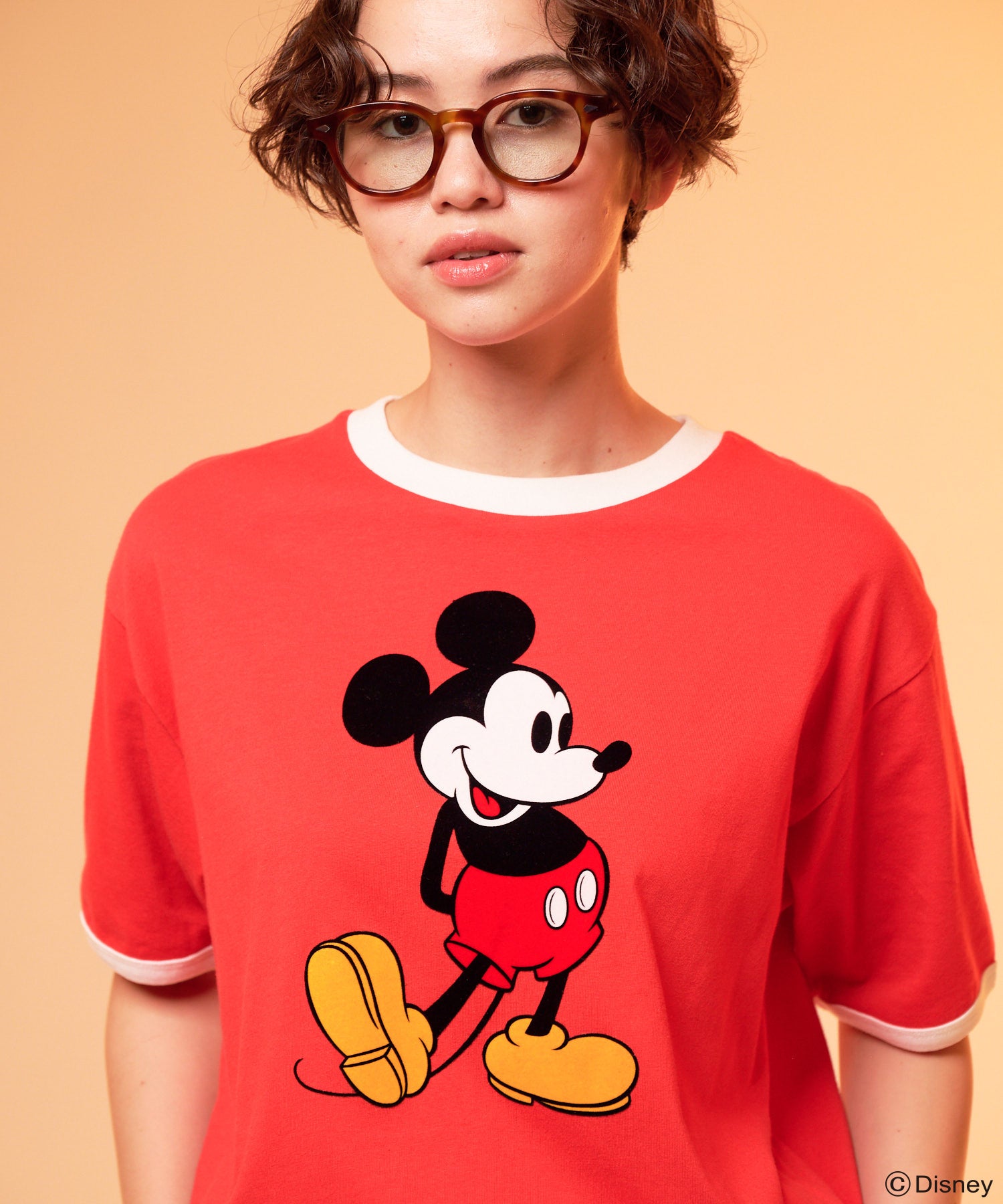 tシャツ Mickey/Arnold Palmer/シェア フロッキーTシャツ レディース メンズ Disney tシャツ Mickey/Arnold Palmer/シェア フロッキーTシャツ