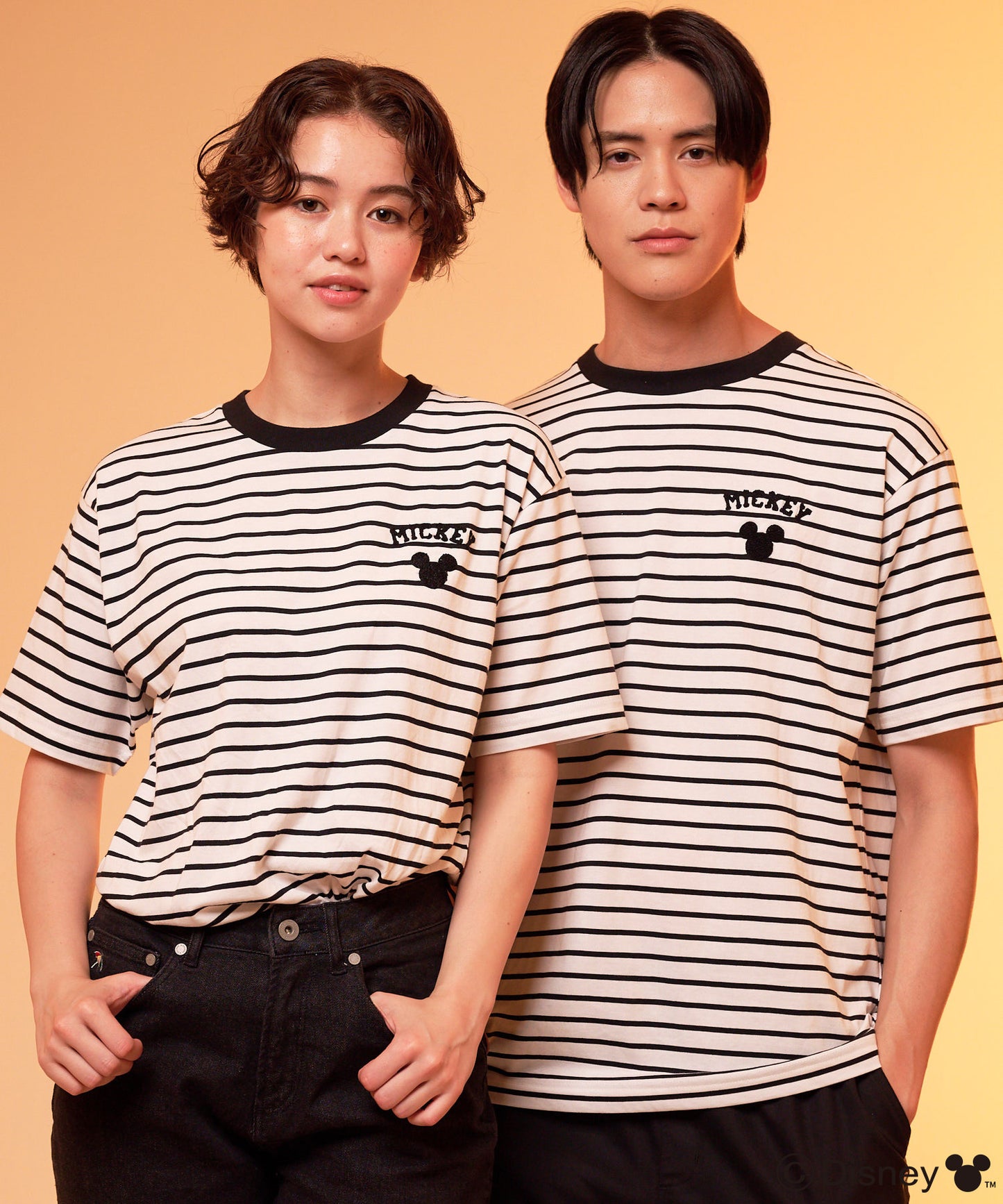 Mickey/Arnold Palmer/シェア ボーダーTシャツ