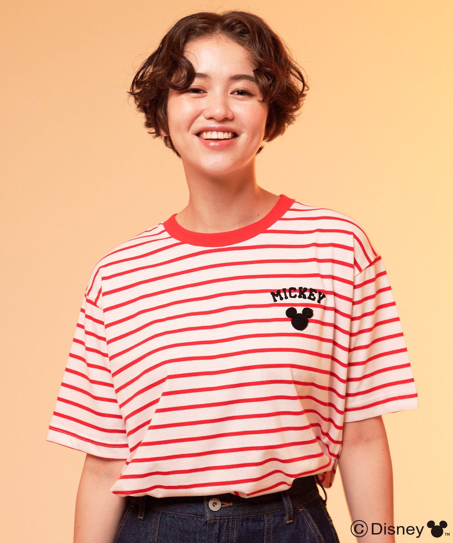 Mickey/Arnold Palmer/シェア ボーダーTシャツ
