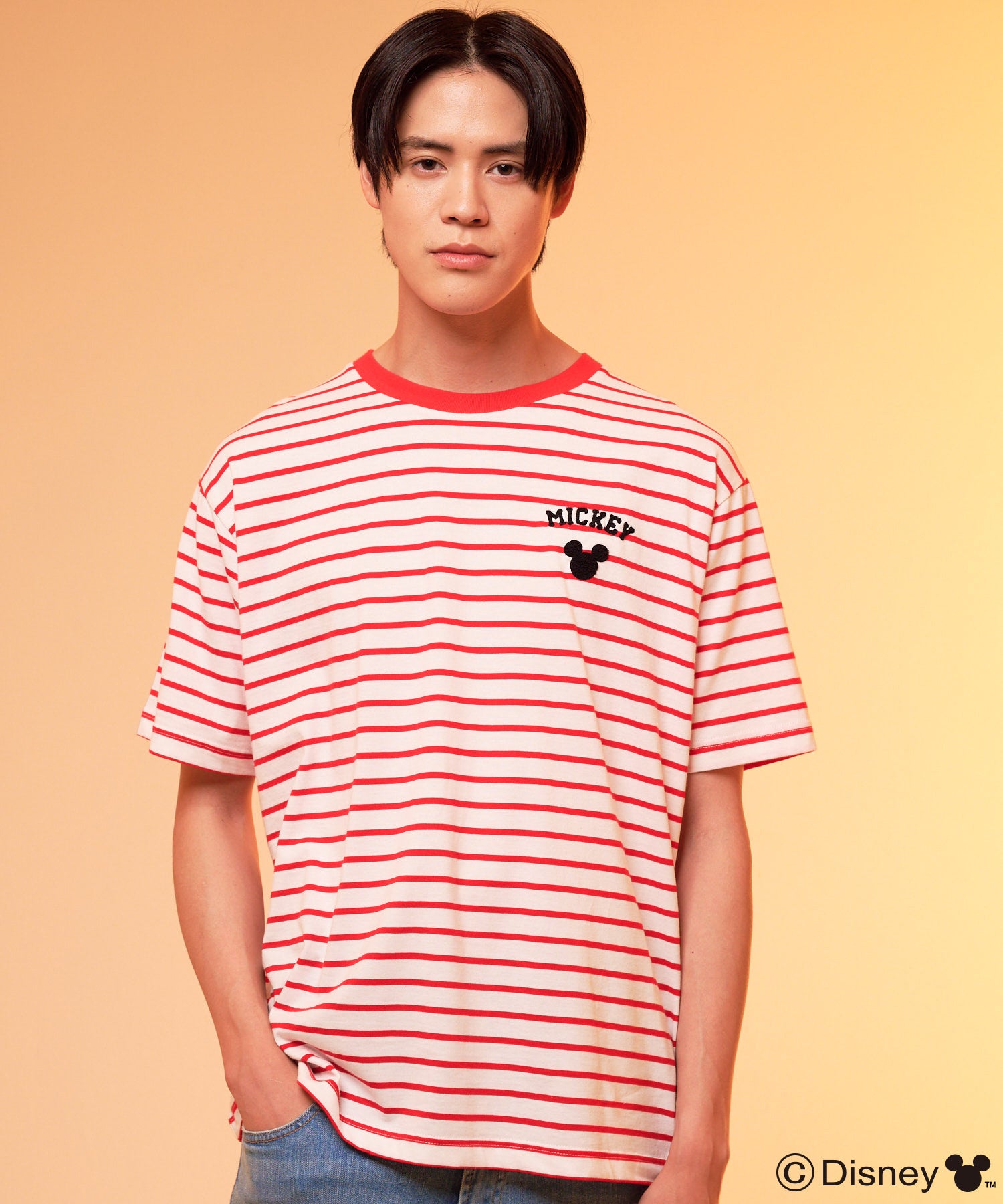 Mickey/Arnold Palmer/シェア ボーダーTシャツ（Tシャツ