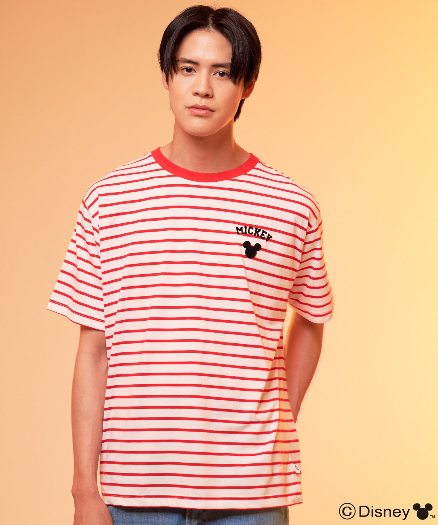 Mickey/Arnold Palmer/シェア ボーダーTシャツ