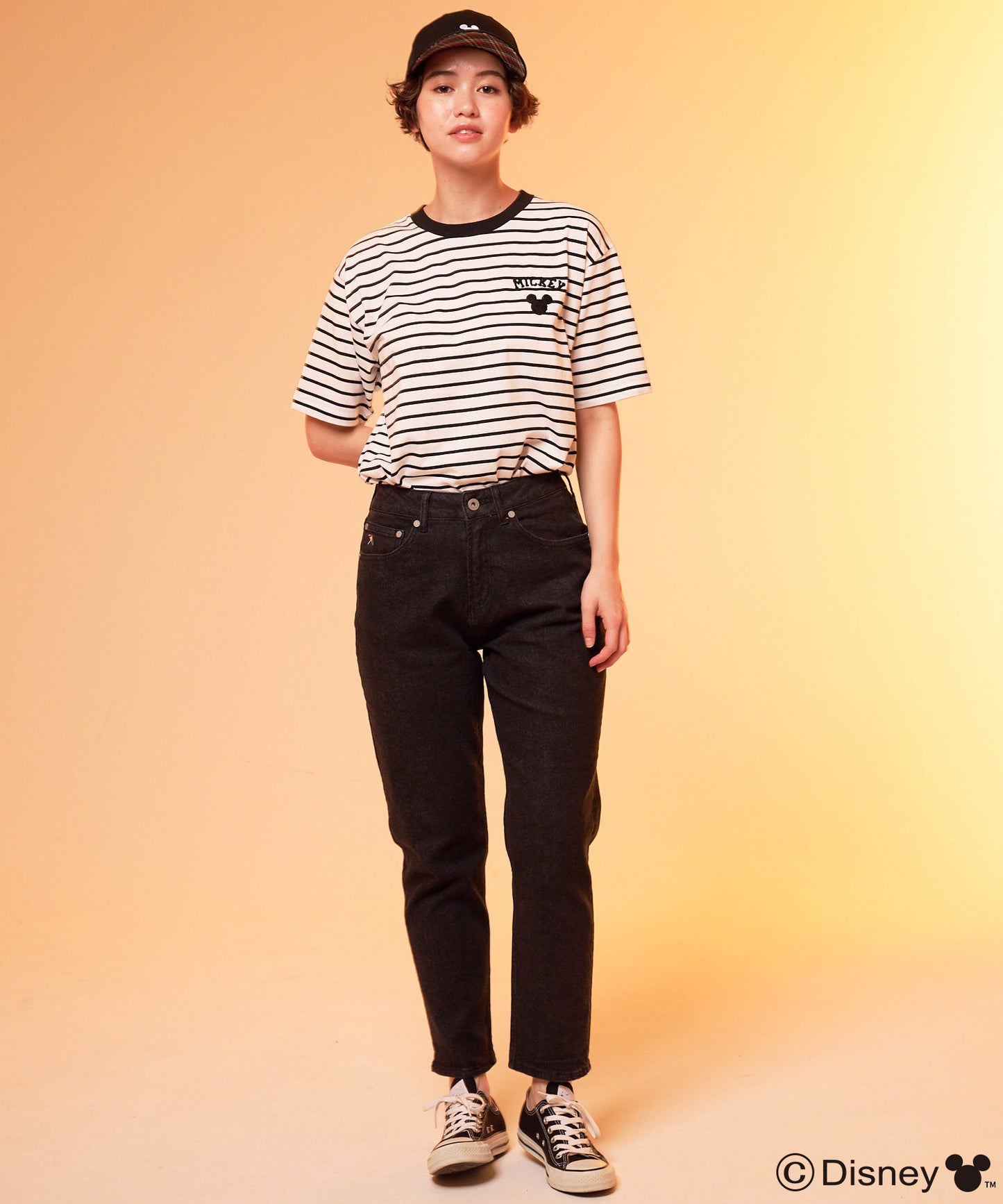 Mickey/Arnold Palmer/シェア ボーダーTシャツ