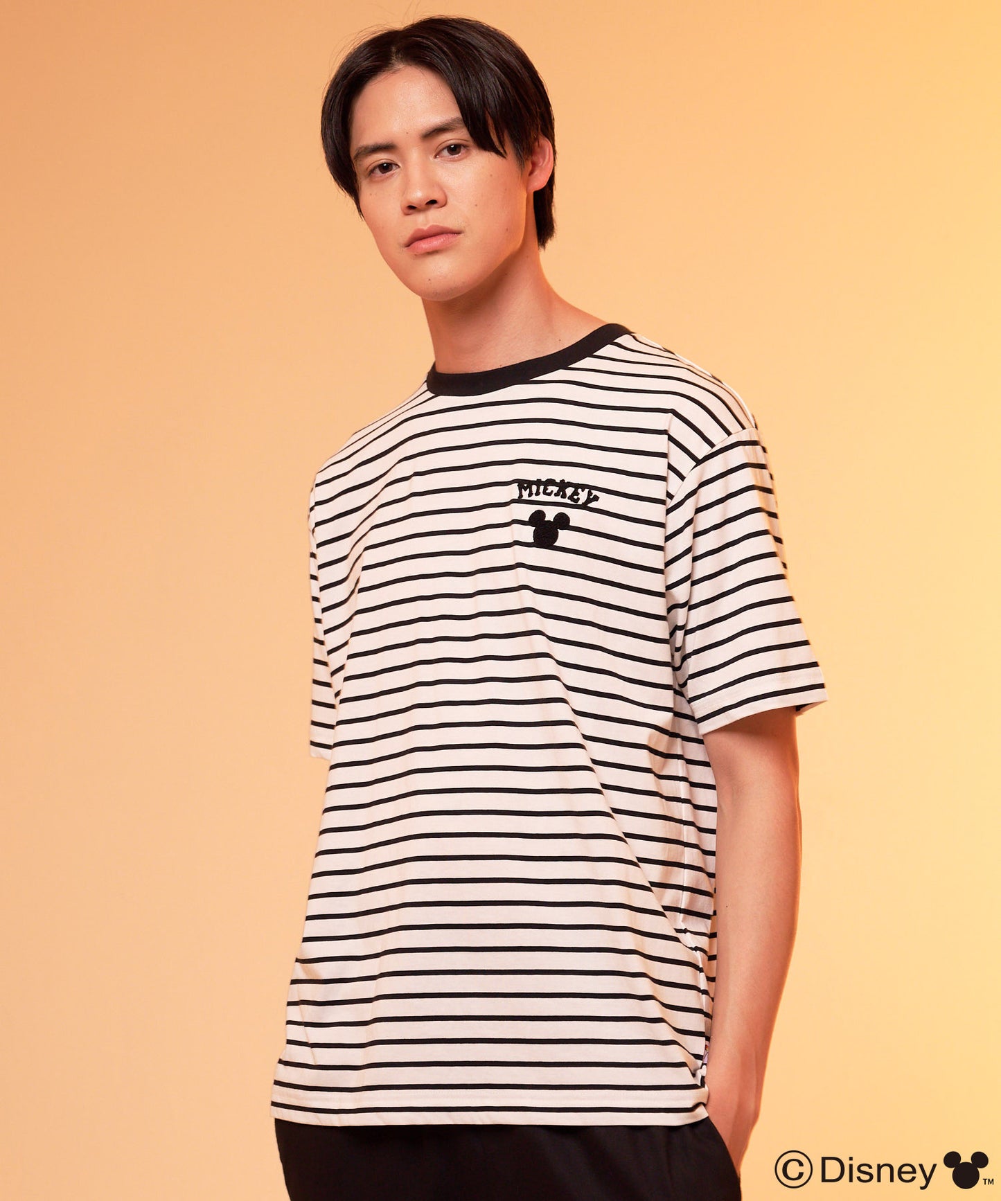 Mickey/Arnold Palmer/シェア ボーダーTシャツ