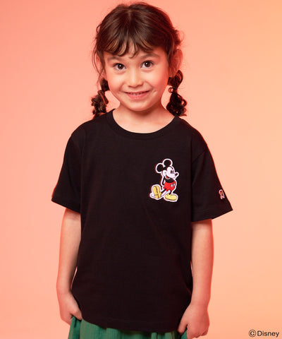 Mickey/Arnold Palmer/ワッペンTシャツ【キッズ】