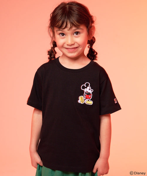 Mickey/Arnold Palmer/ワッペンTシャツ【キッズ】