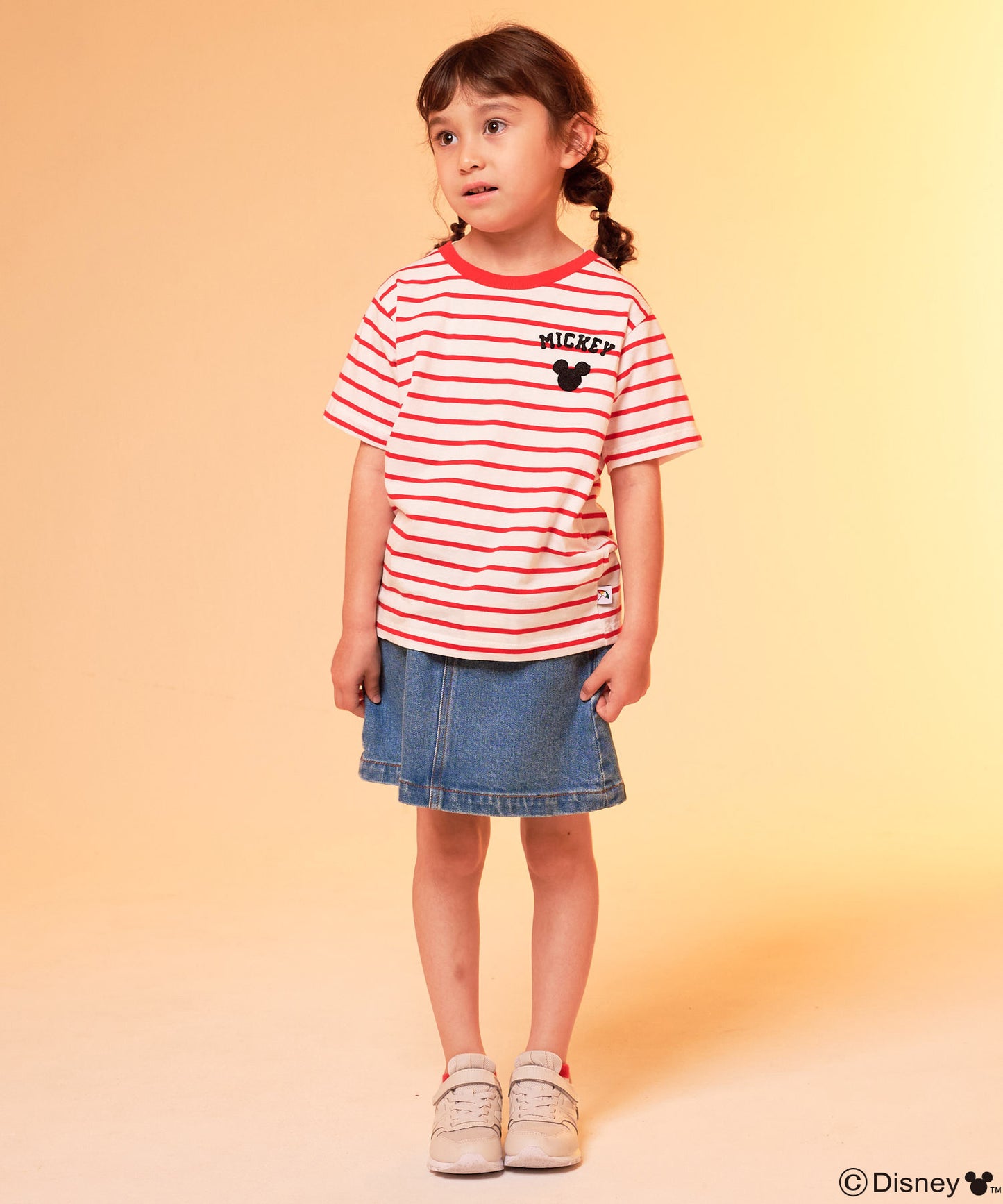 Mickey/Arnold Palmer/ボーダーTシャツ【キッズ】