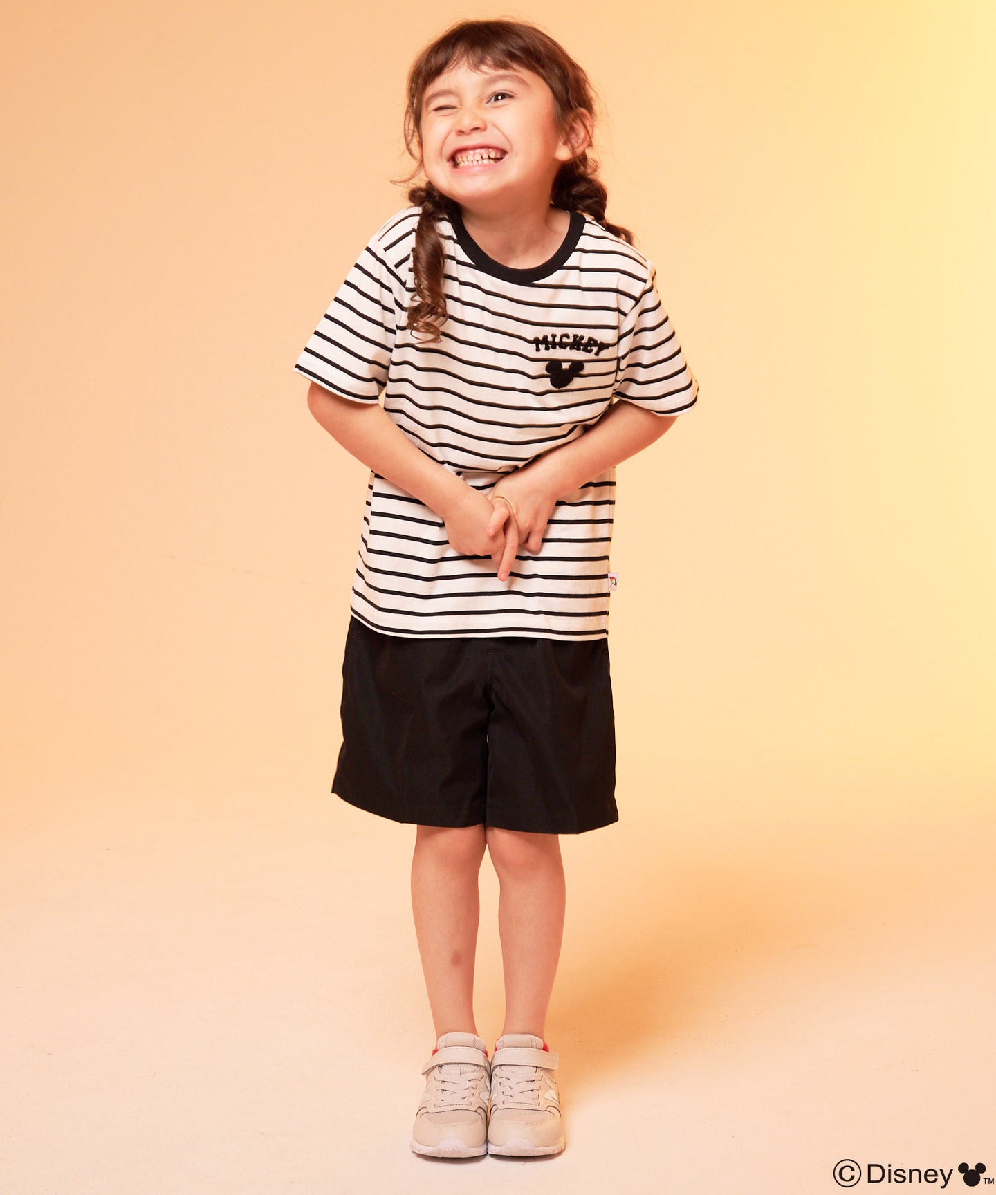 Disney Mickey/Arnold Palmer/シェア ボーダーTシャツ