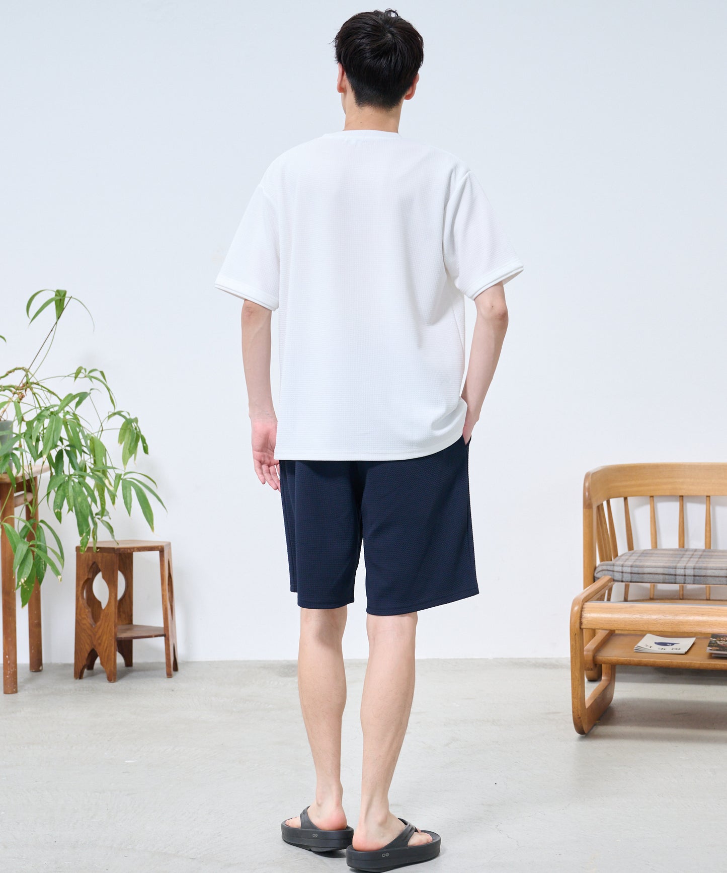 ドライワッフル フェイクレイヤードTシャツ