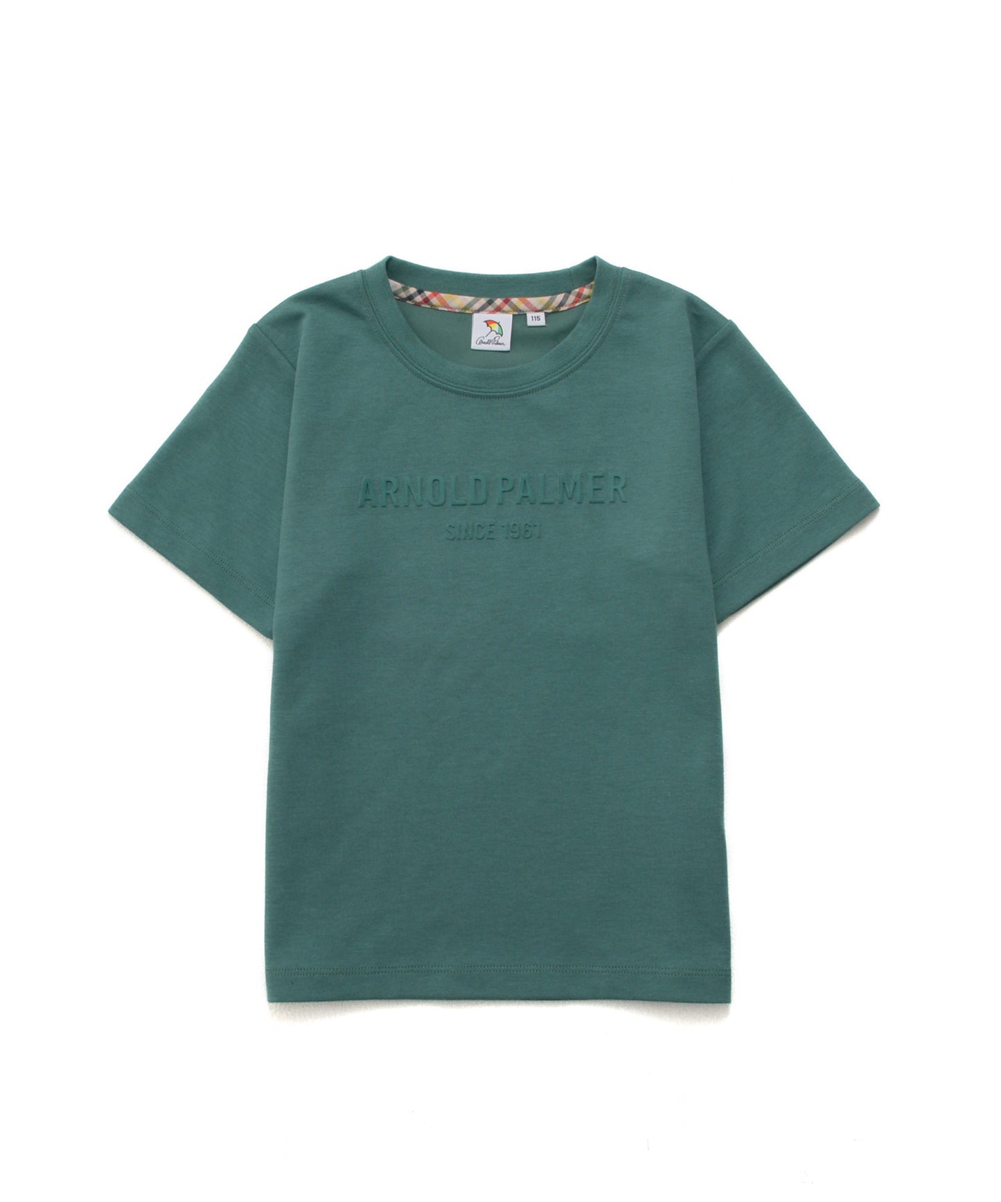 【汗染み防止】エンボスプリントTシャツ【キッズ】