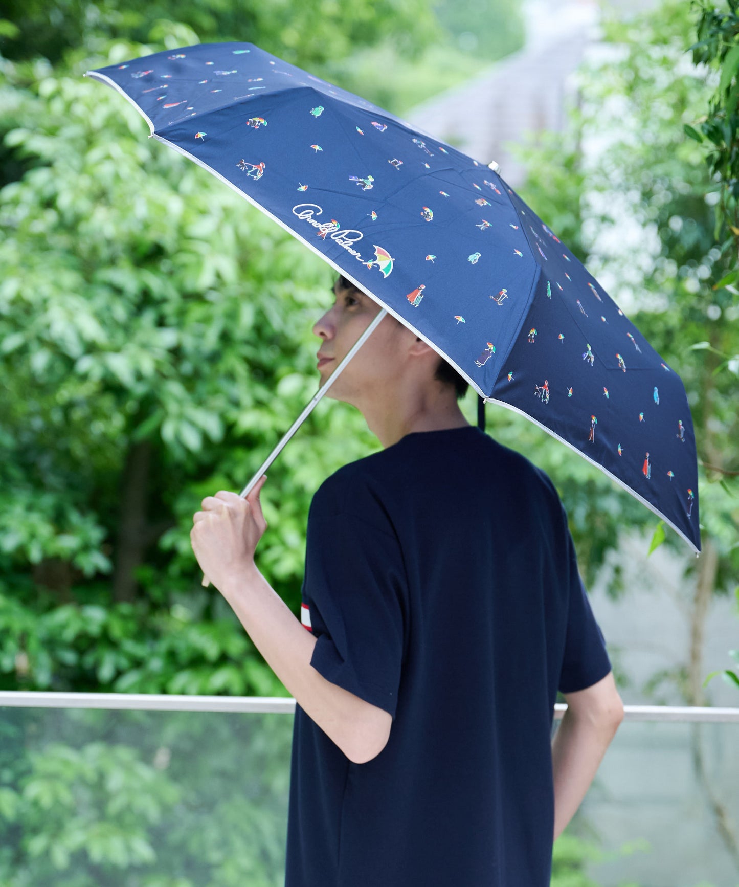 【期間限定 セール】アート総柄 晴雨兼用 シェア 折り畳み傘