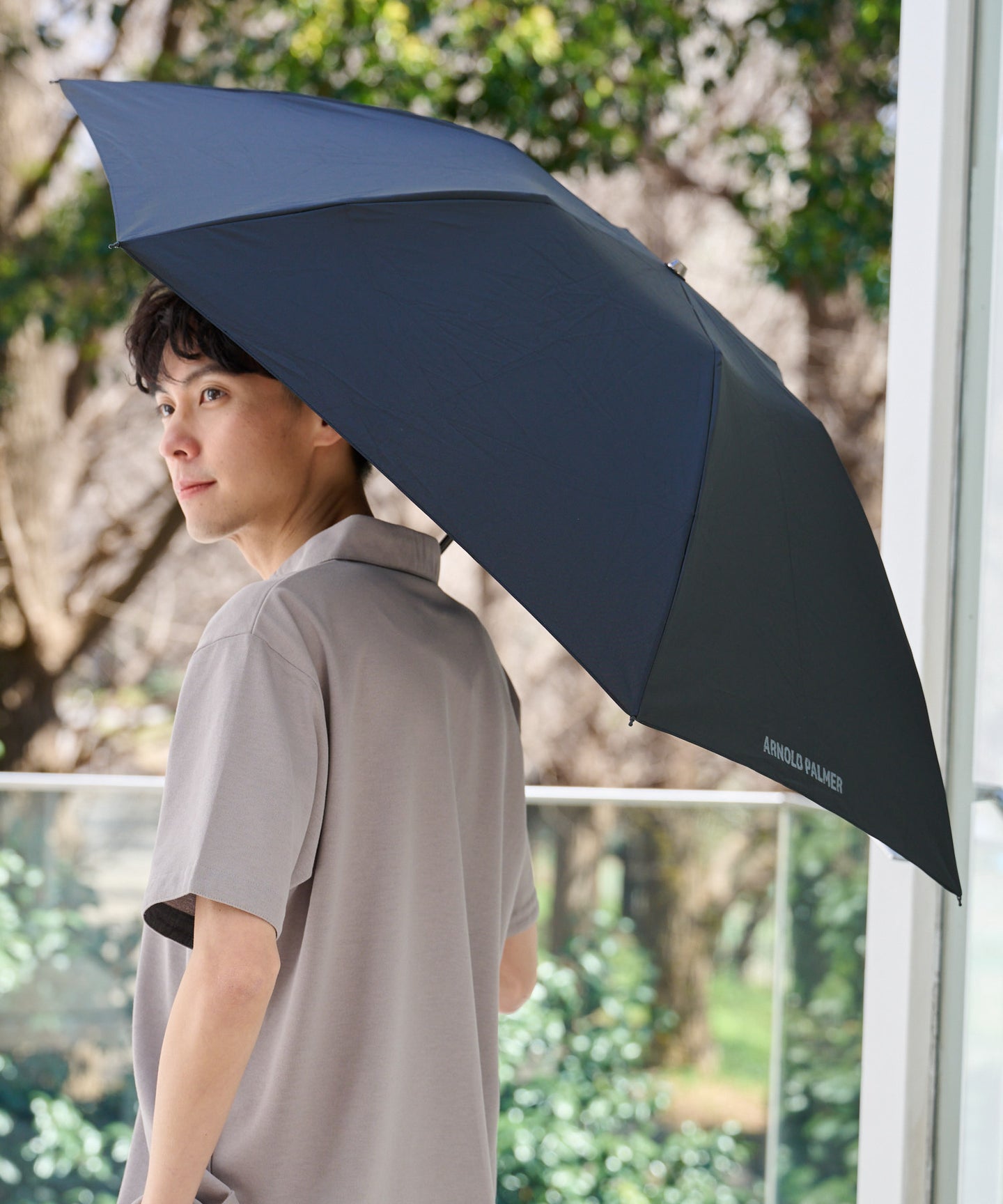 ワンポイントロゴ 折り畳み傘