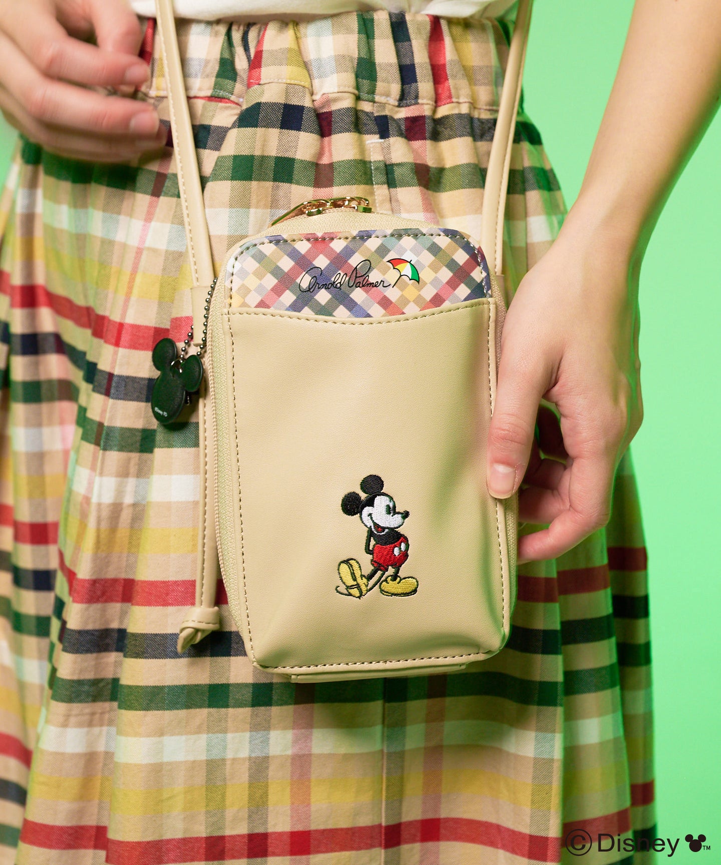 Disney Mickey/Arnold Palmer/シェアスマホショルダーバッグ
