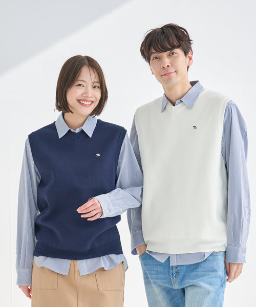 アーノルド パーマー(Arnold Palmer)3SEDAI KNIT シェア Vネックベスト