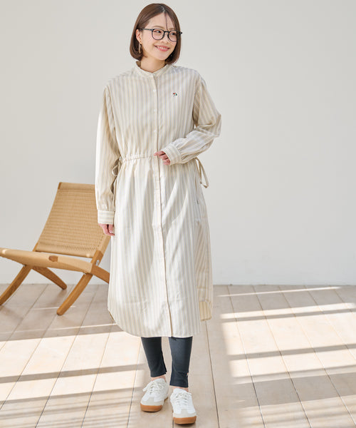 アーノルド パーマー(Arnold Palmer)EVERY DAY イージーケア ストライプシャツワンピース