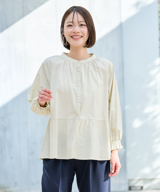 Arnold Palmer　 【残り2点】ぺプラムシルエットブラウス