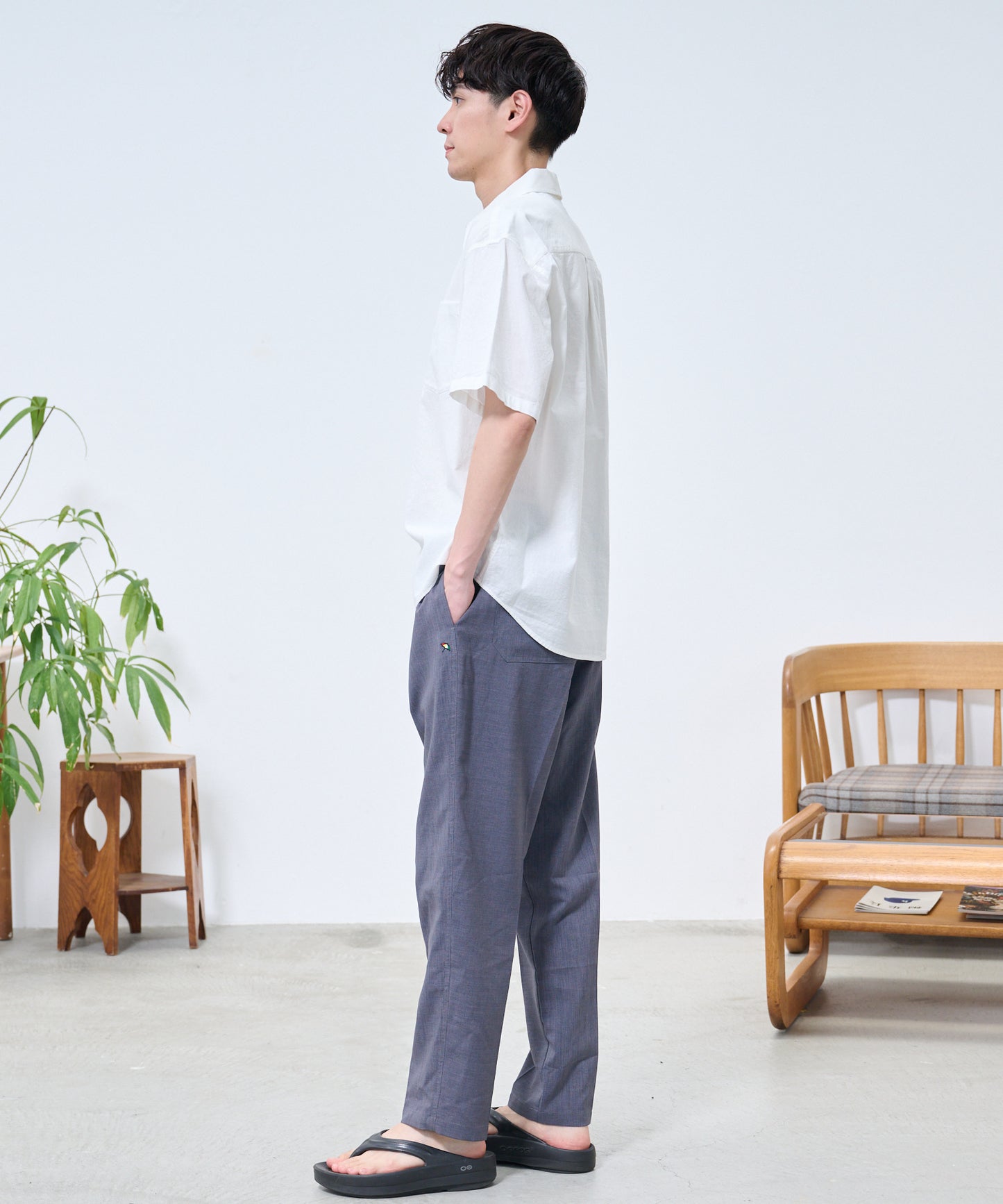 リネンタッチ リラックス シアーシャツ