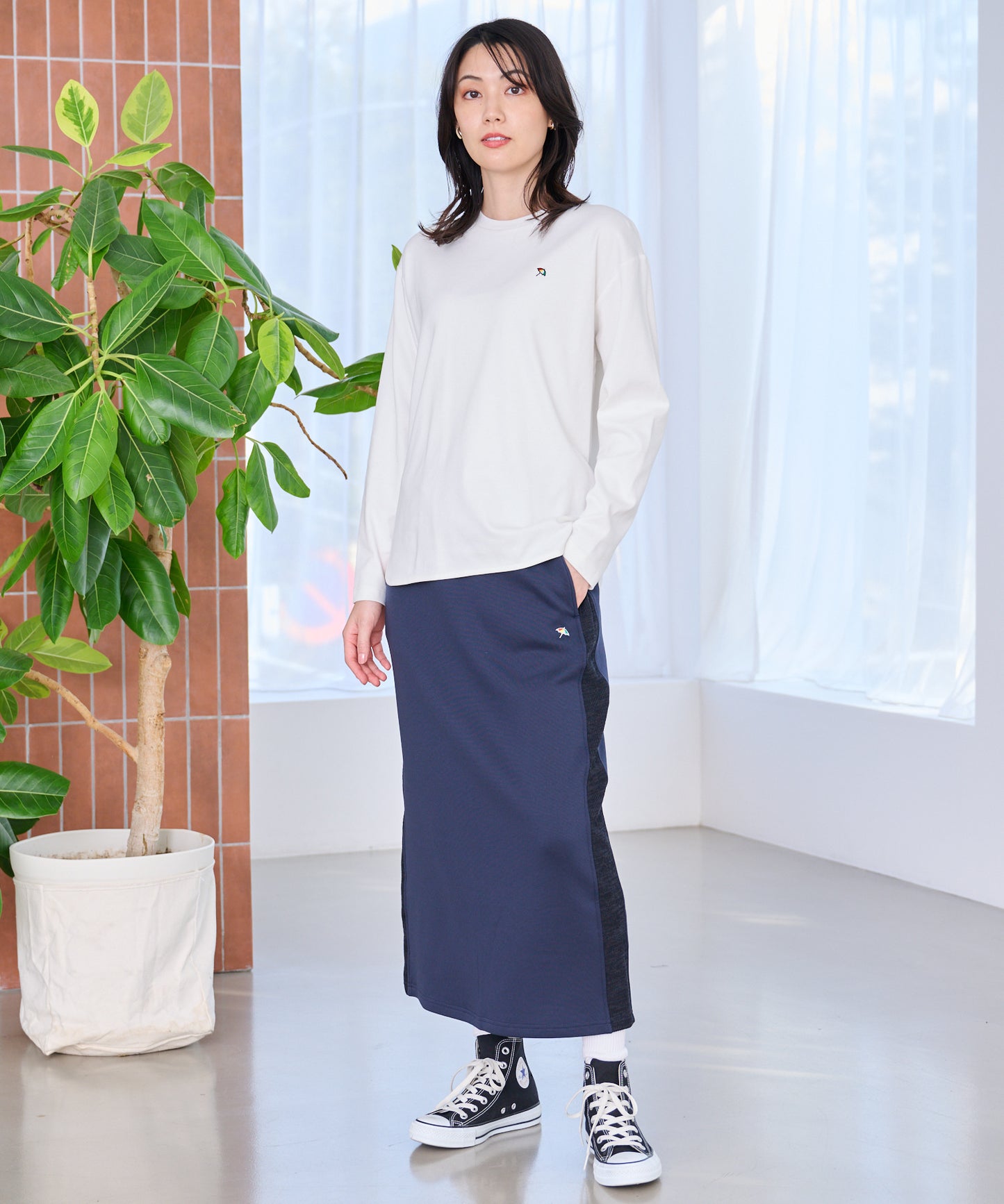 リブパネル ナロースカート