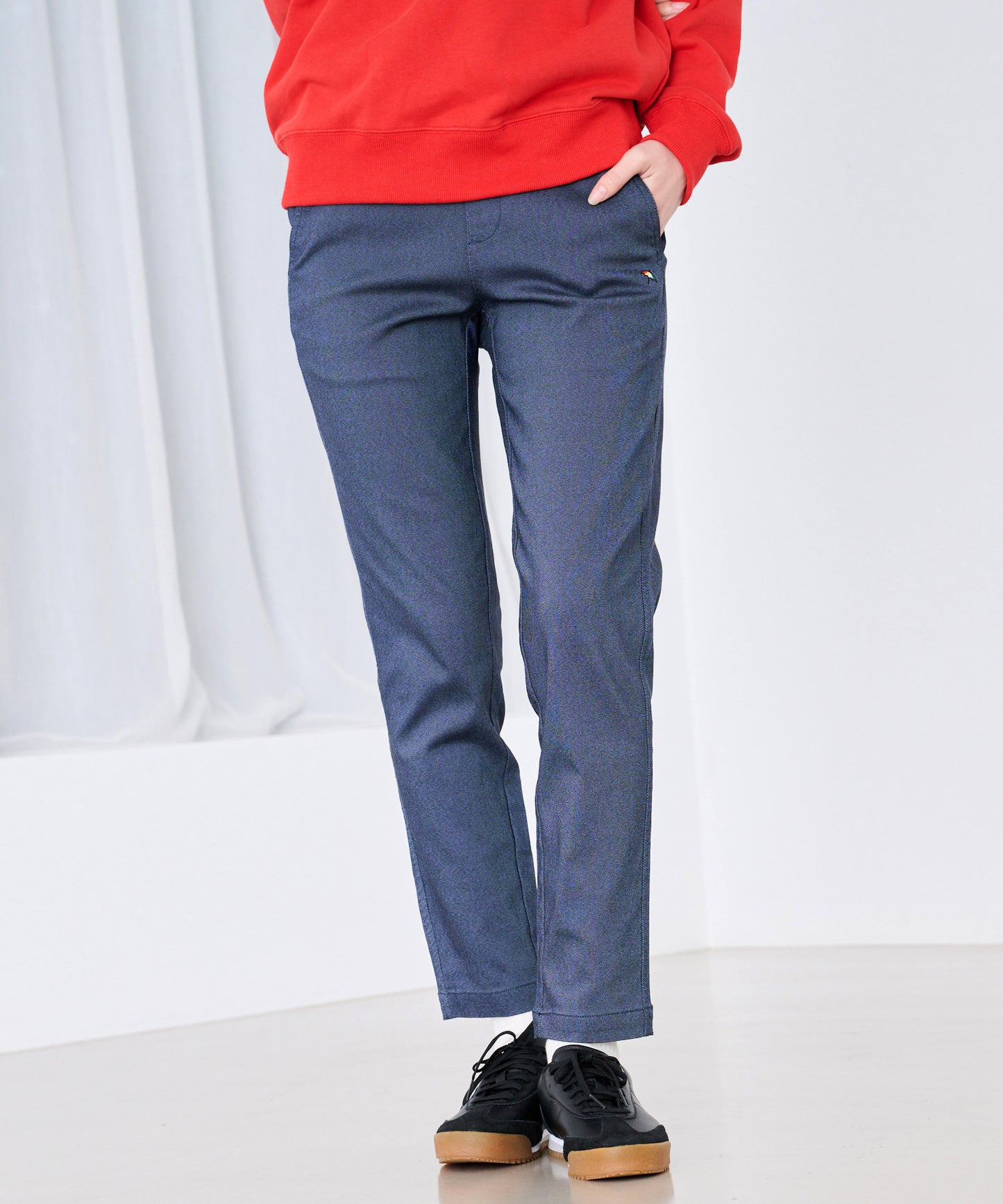 スーパーストレッチ 裏起毛 シェア パンツ