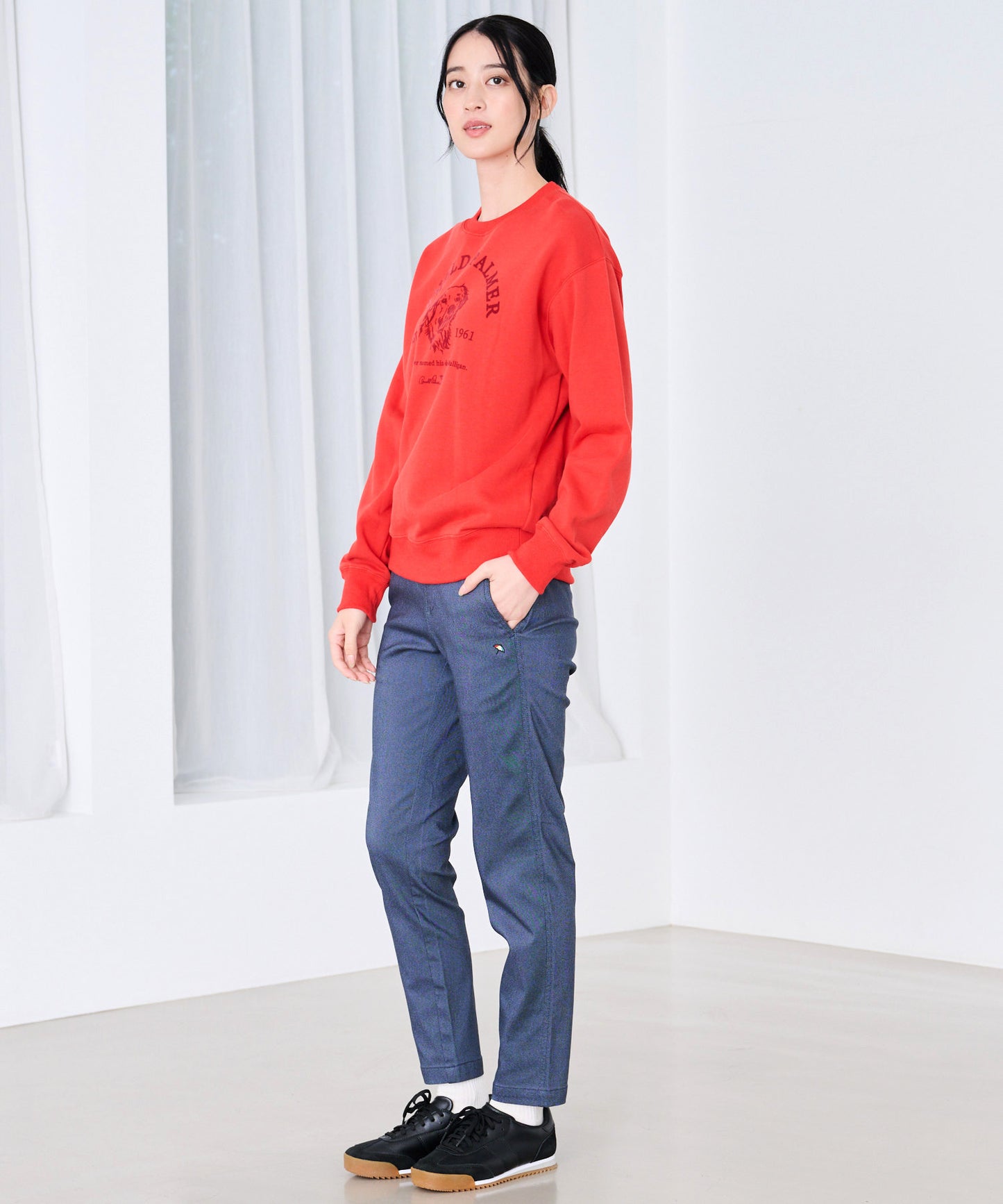 スーパーストレッチ 裏起毛 シェア パンツ