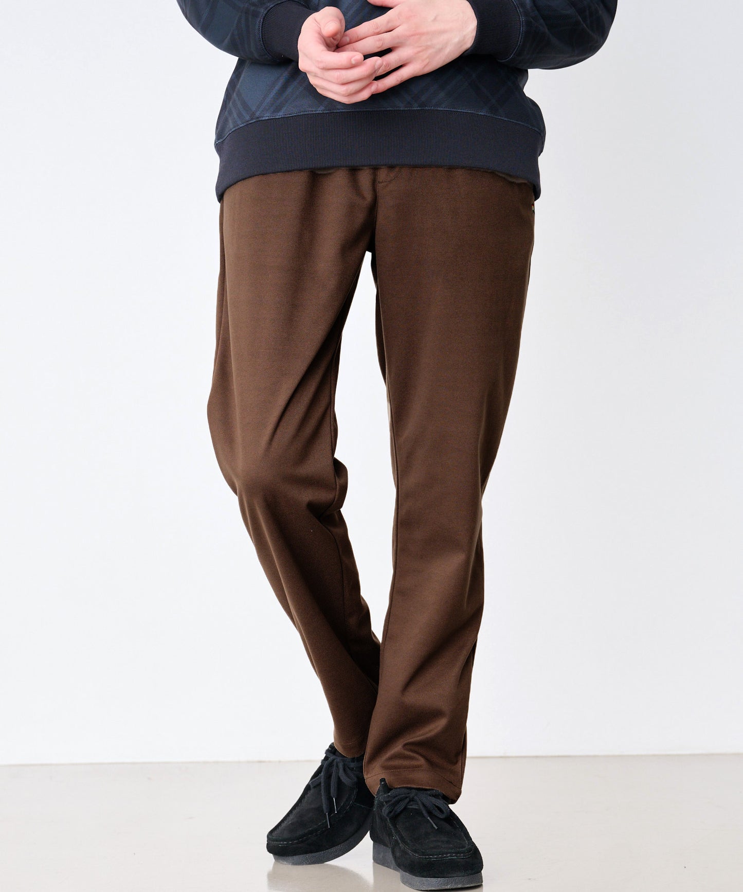 【予約】ウールライク起毛 イージーパンツ